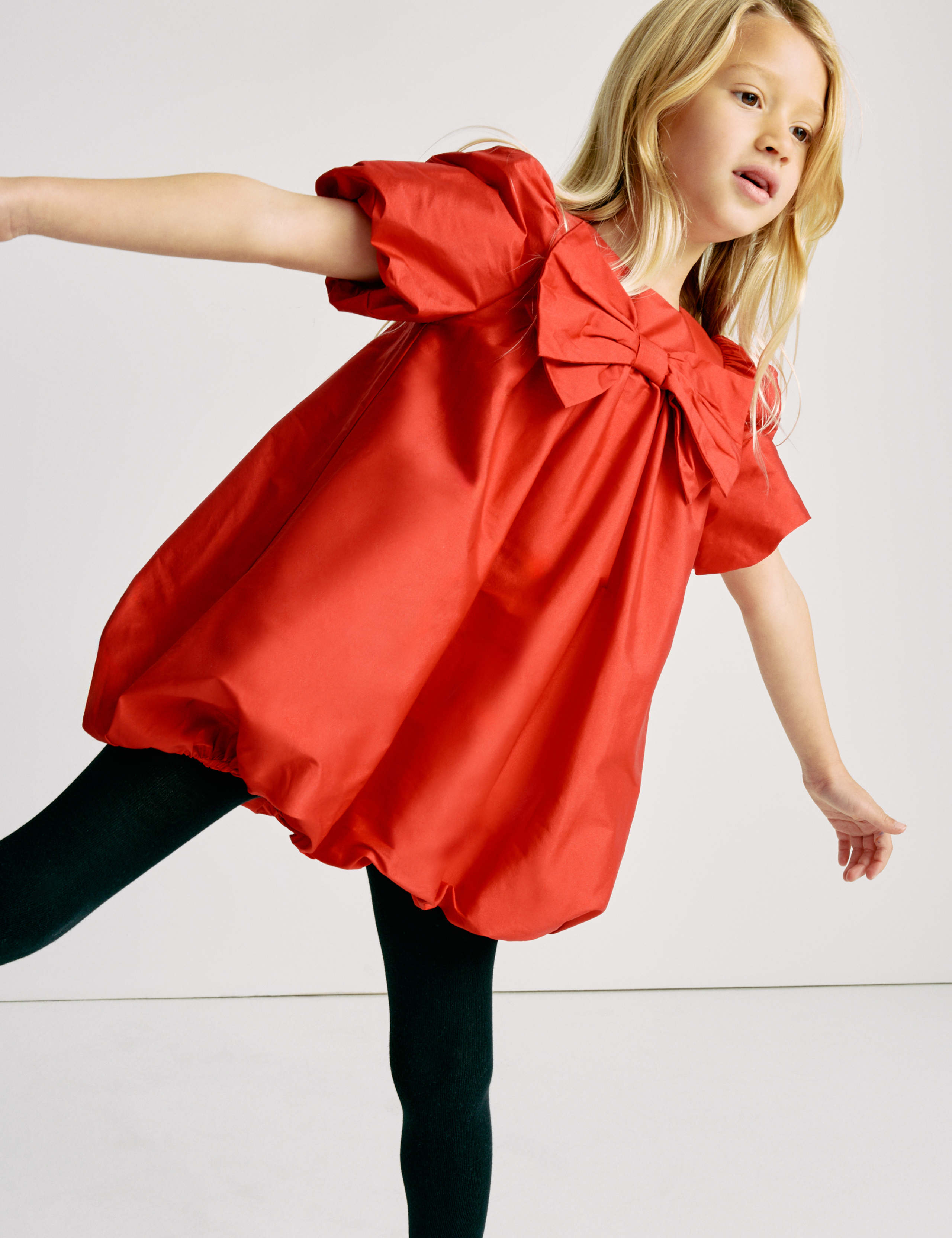Bubble Hem Bow Dress (2-10 Yrs) 5 of 5