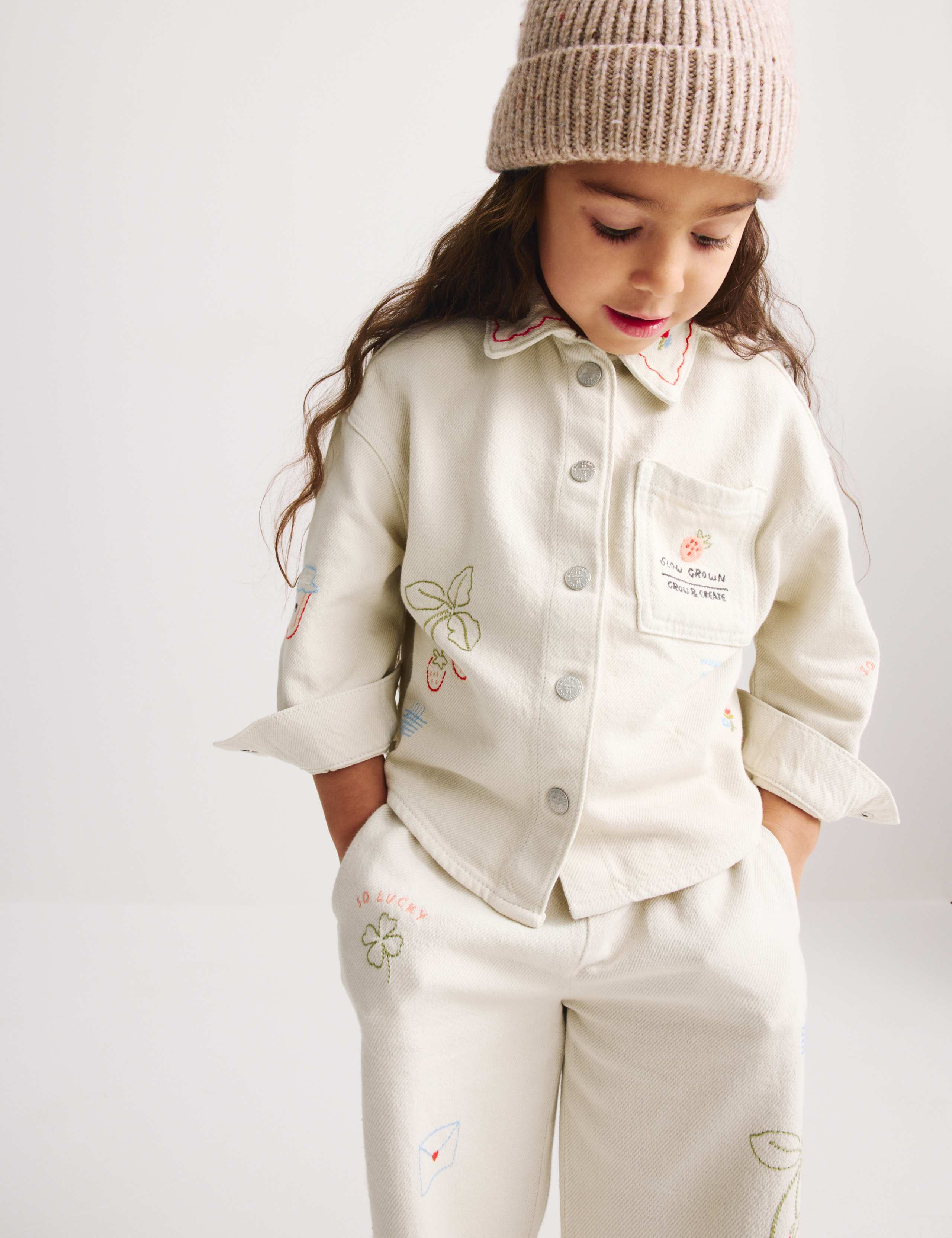 Embroidered Denim Jacket (1-8 Yrs) 6 of 9