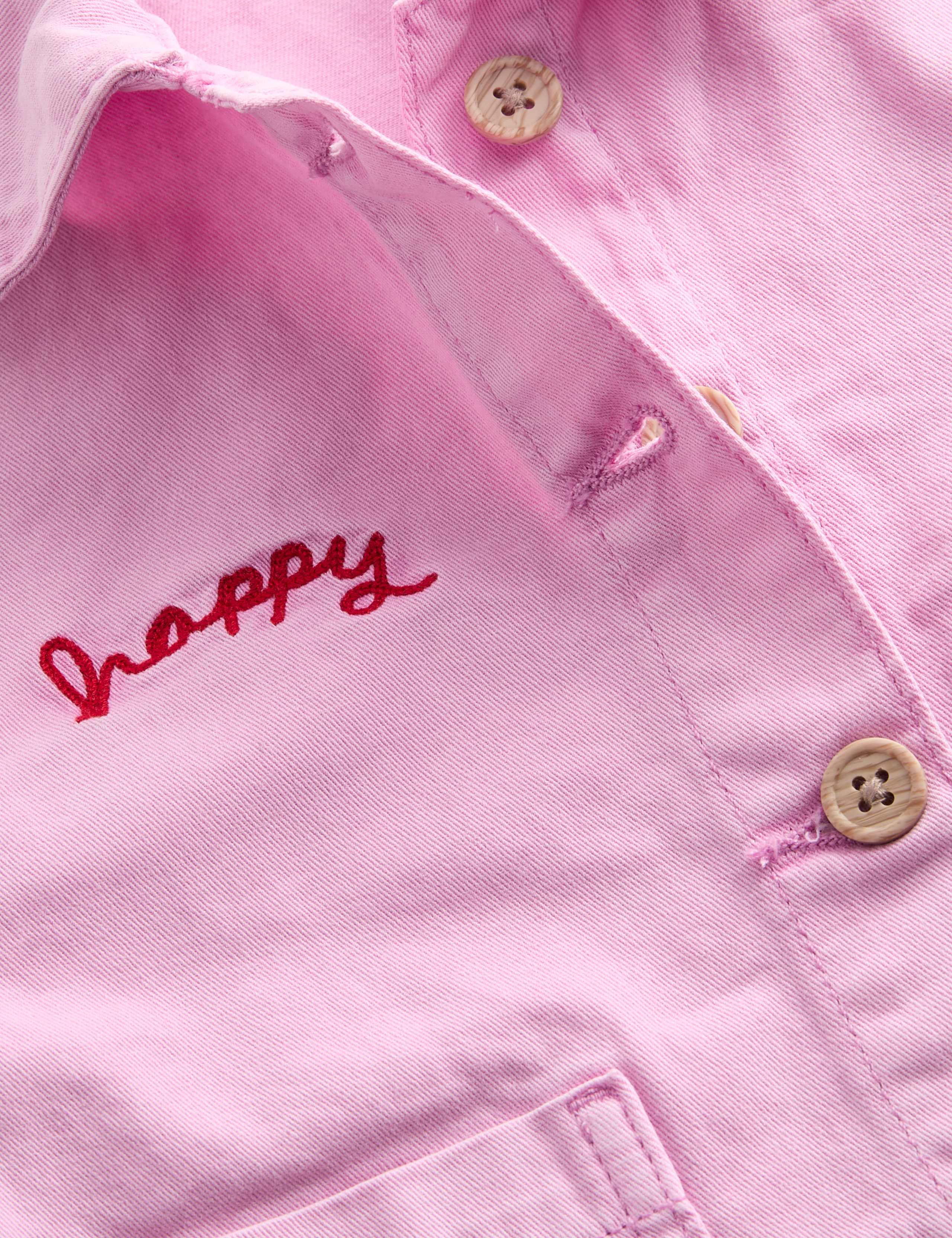 Happy Embroidered Denim Jacket (2-10 Yrs) 2 of 2