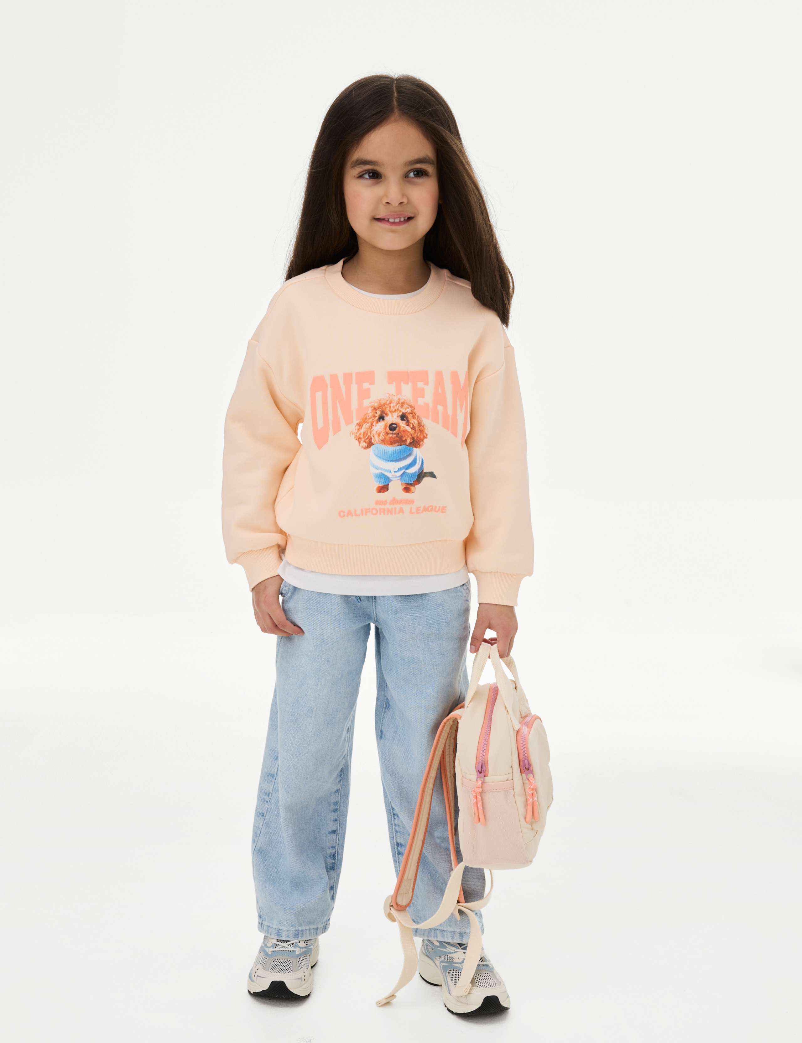 Cotton Rich Dog Graphic Sweatshirt (2-8 Yrs) 3 of 5