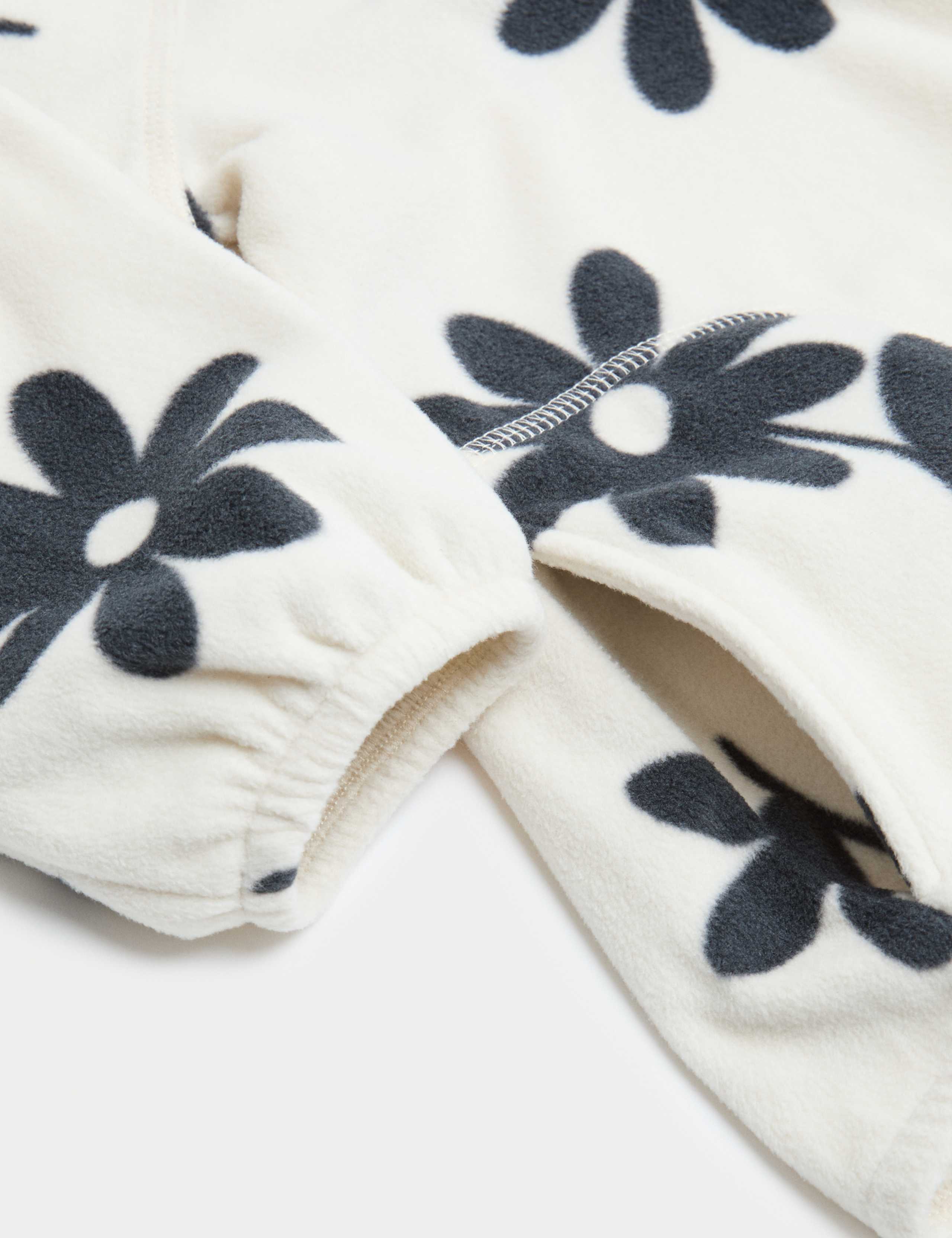 Fleece Floral Print Jumper (2-8 Yrs) 4 of 4