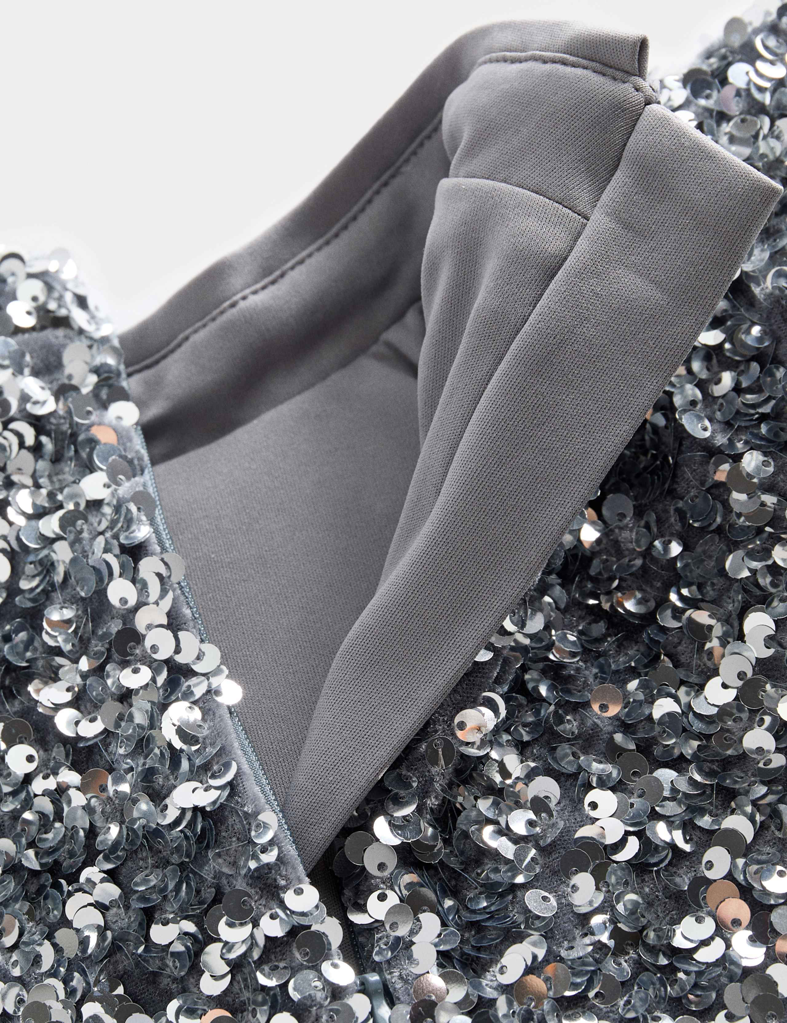 Velour Sequin Prom Dress (2-8 Yrs) 2 of 2