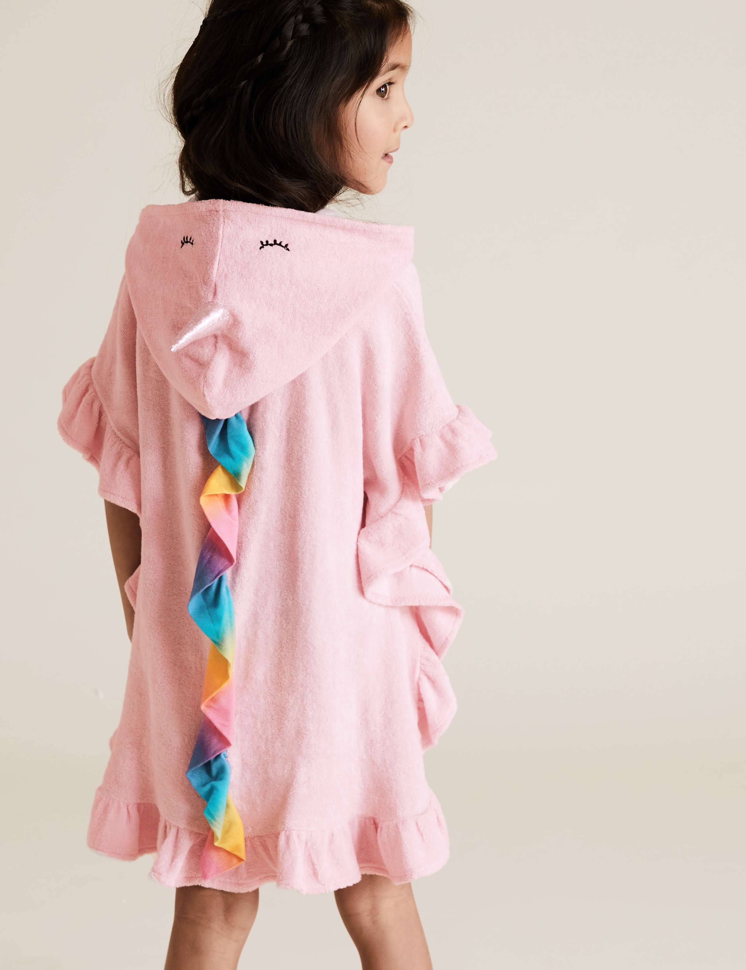 Cotton Unicorn Poncho (2-7 Yrs) 4 of 4