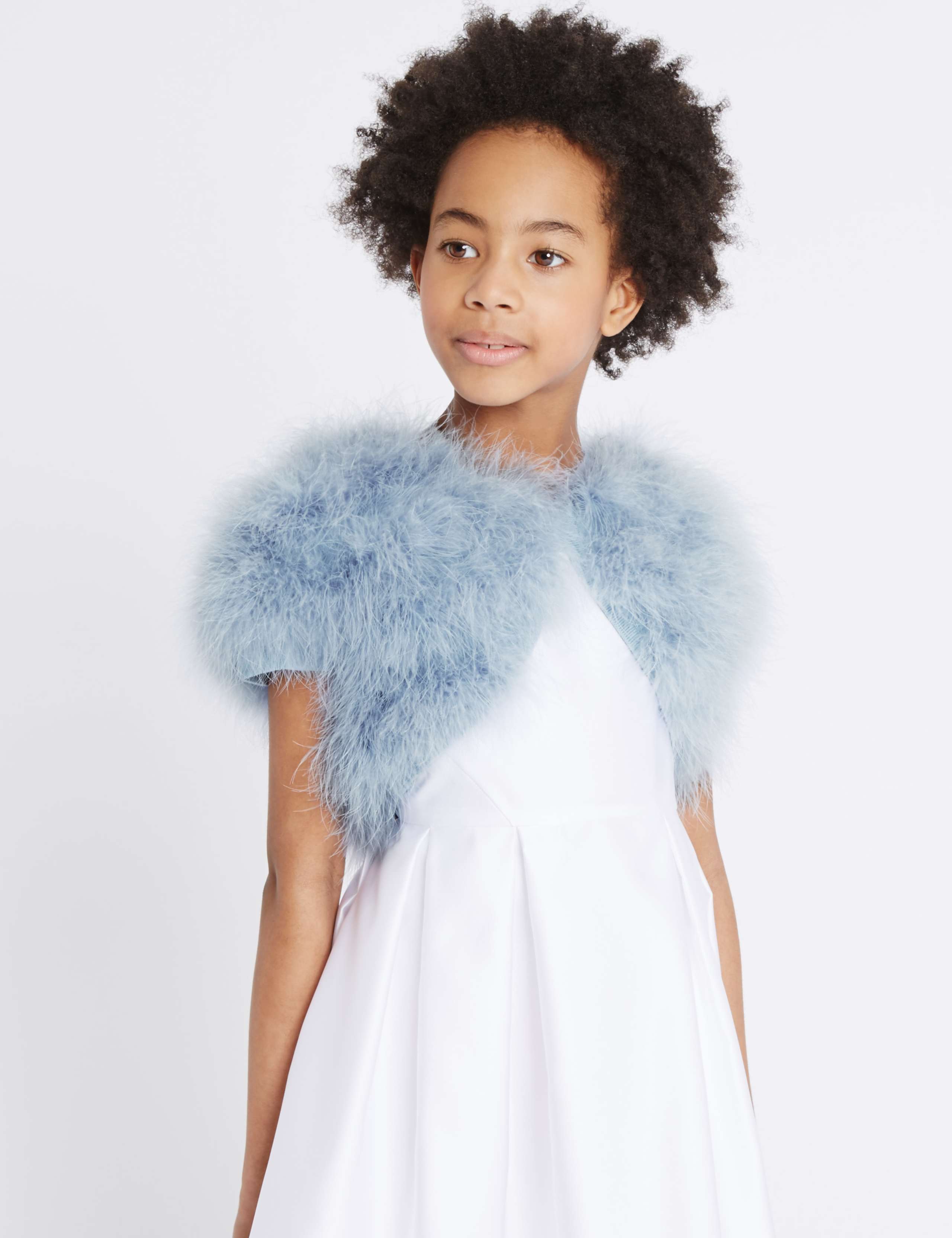 Marabou Cardigan (4-14 Years) 1 of 3
