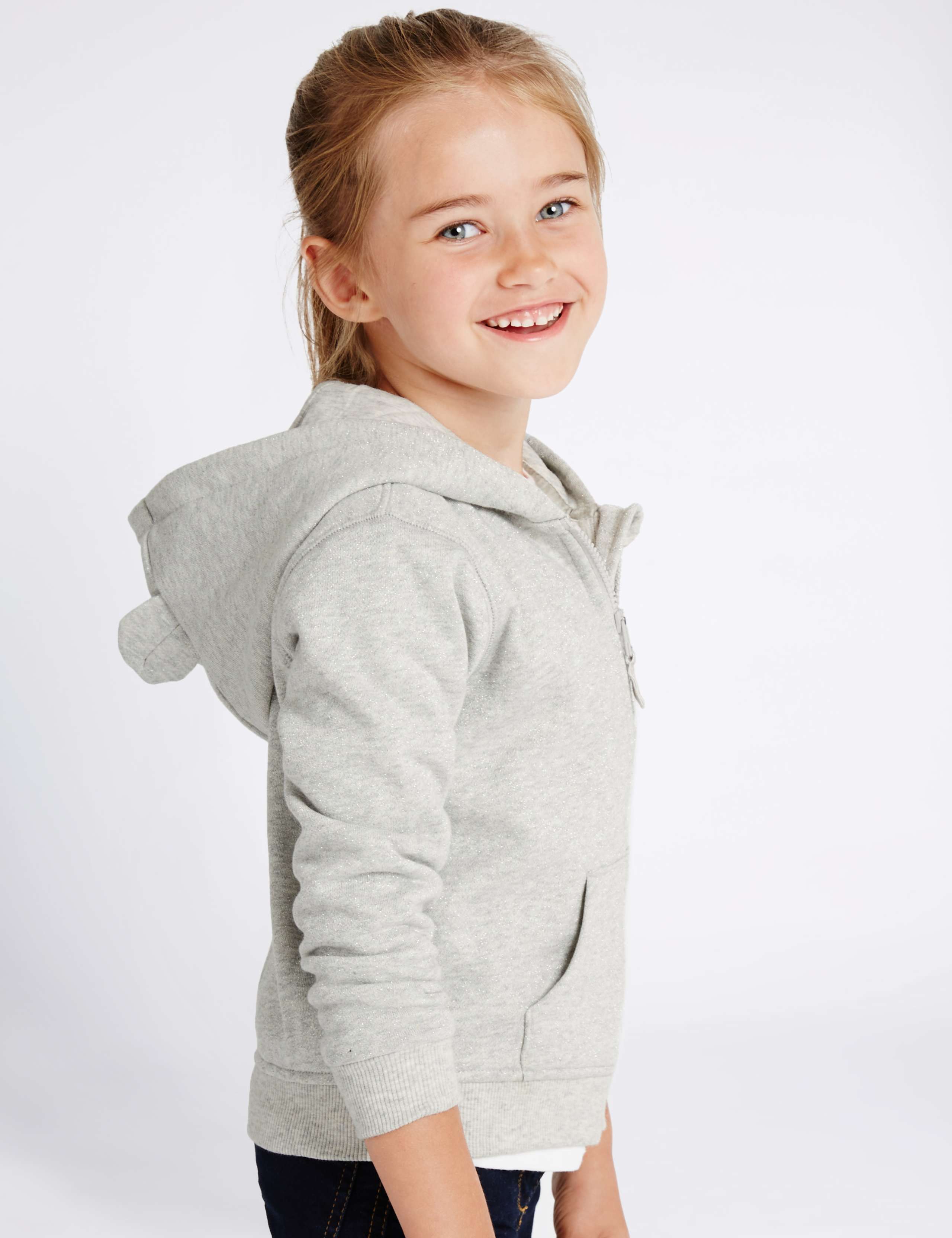 Zipped Through Hooded Top (3 Months - 5 Years) 3 of 6