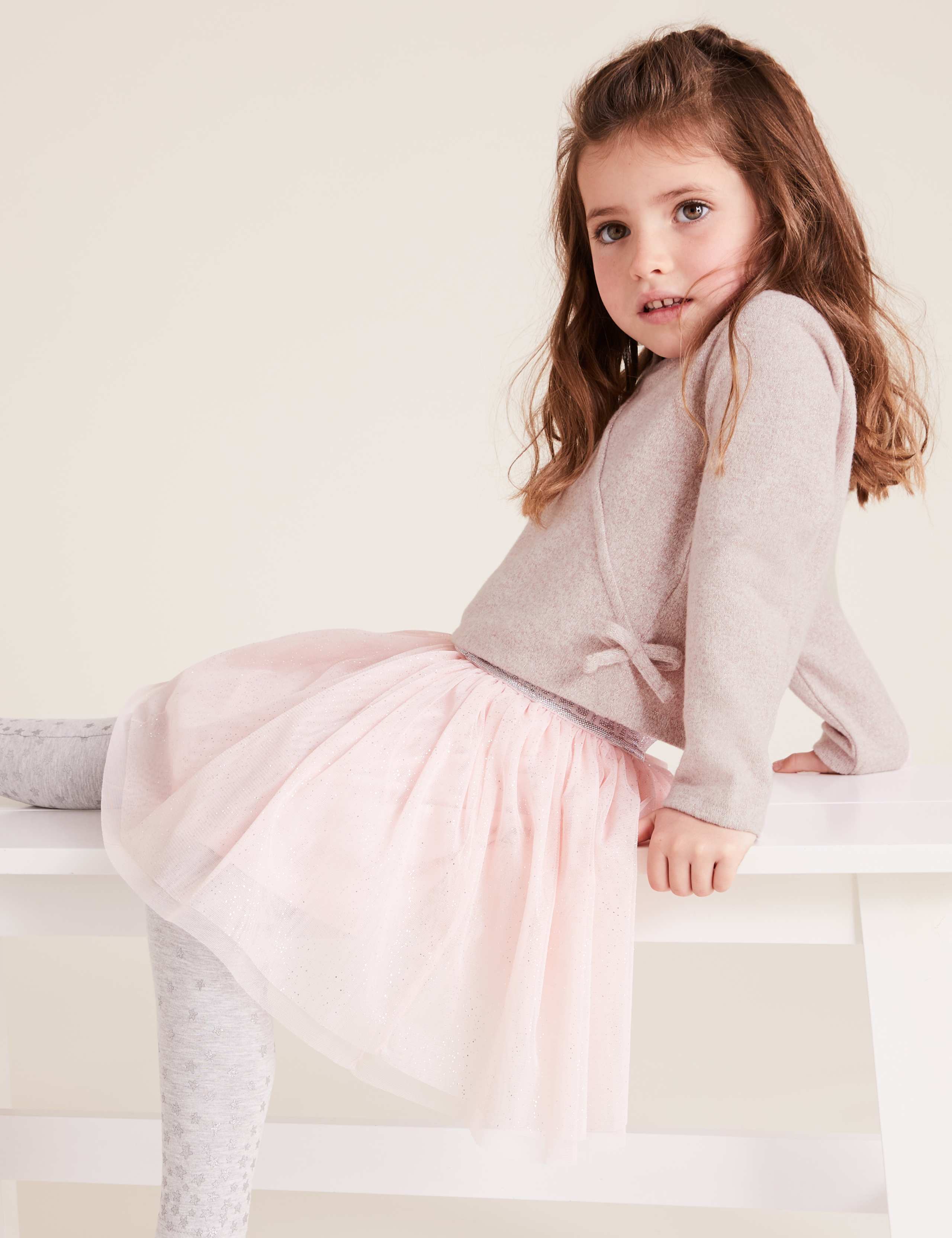Glitter Wrap Top (2-7 Yrs) 1 of 4