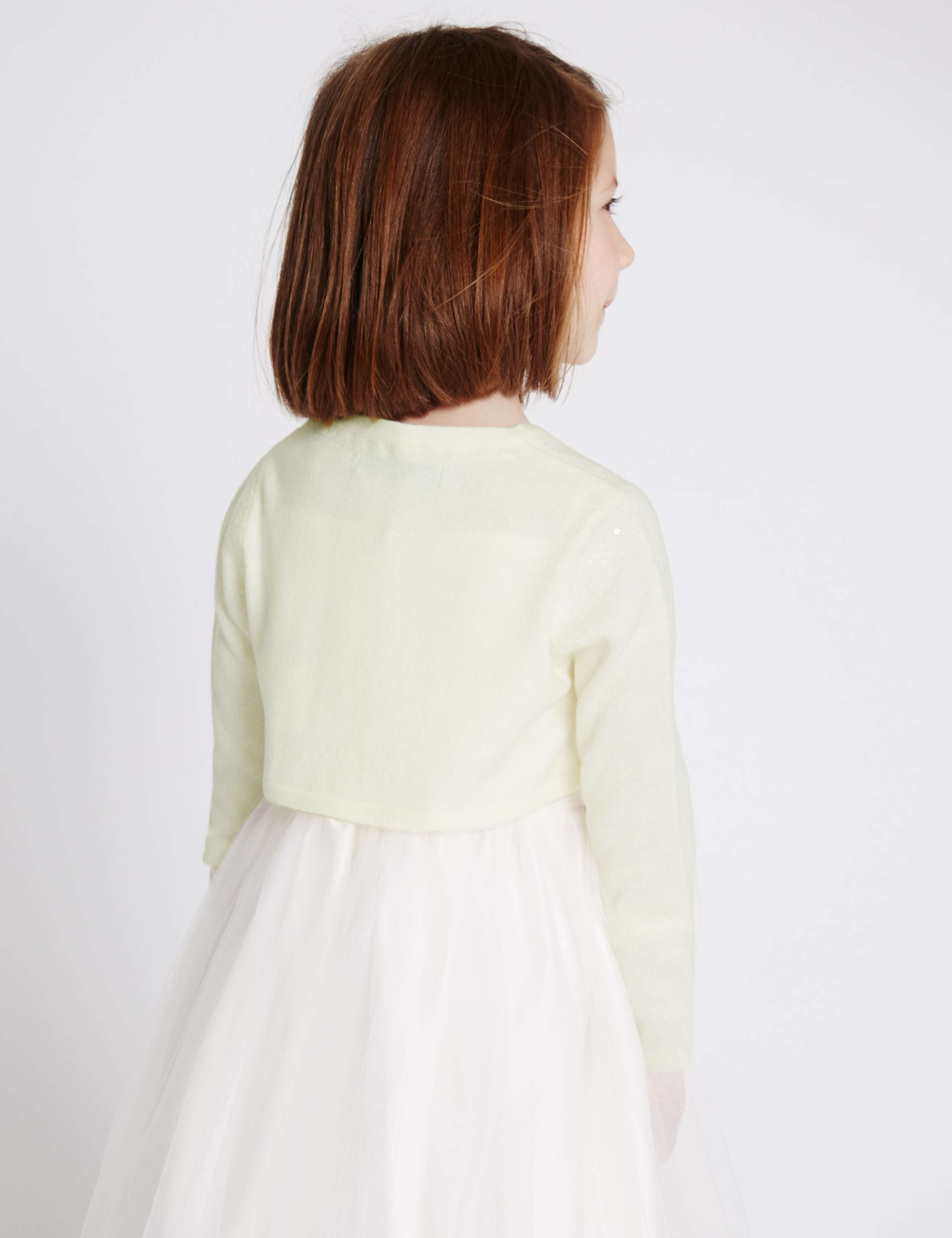 Long Sleeve Bridal Cardigan (1-14 Years) 3 of 5