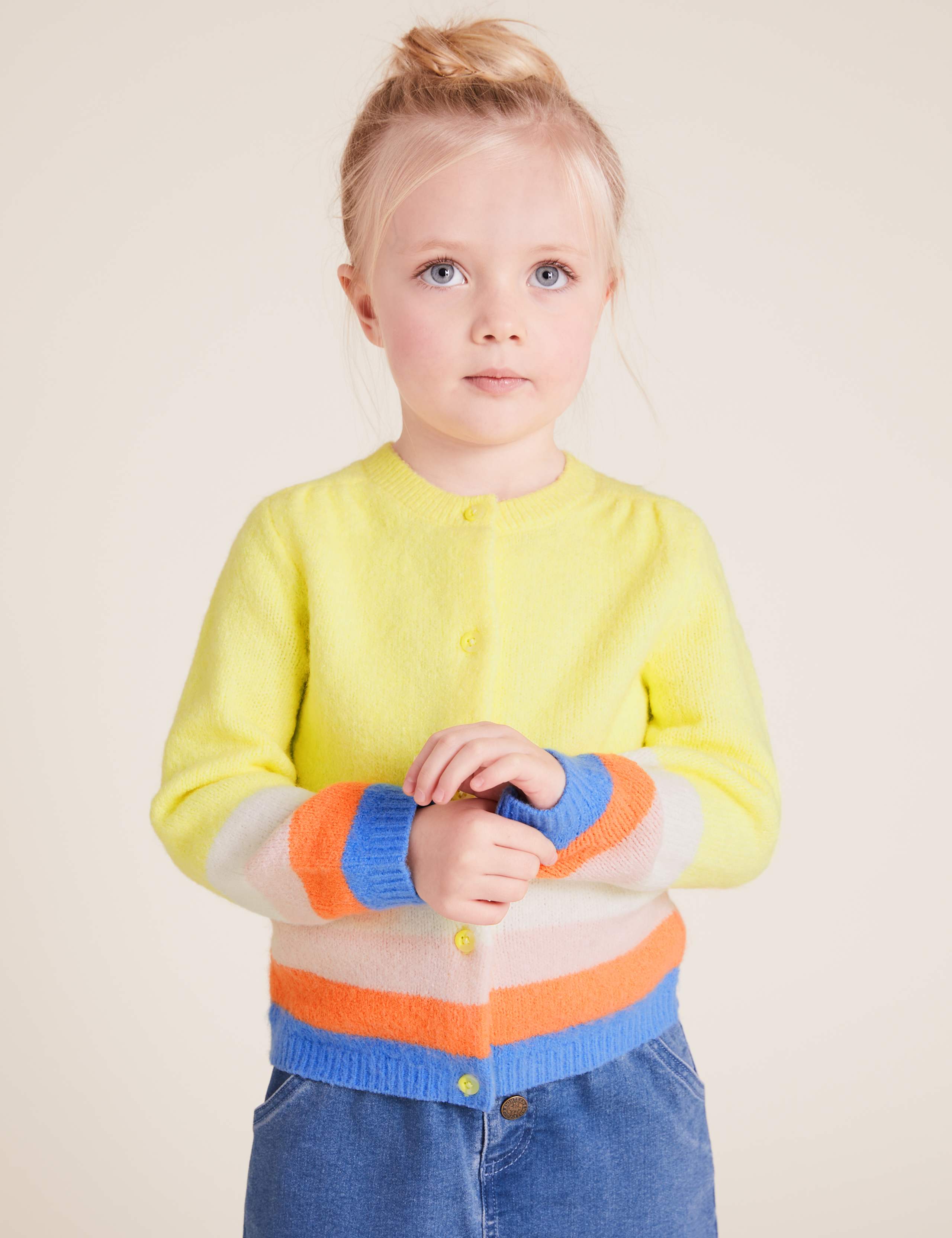 Striped Cardigan (2-7 Yrs) 1 of 4