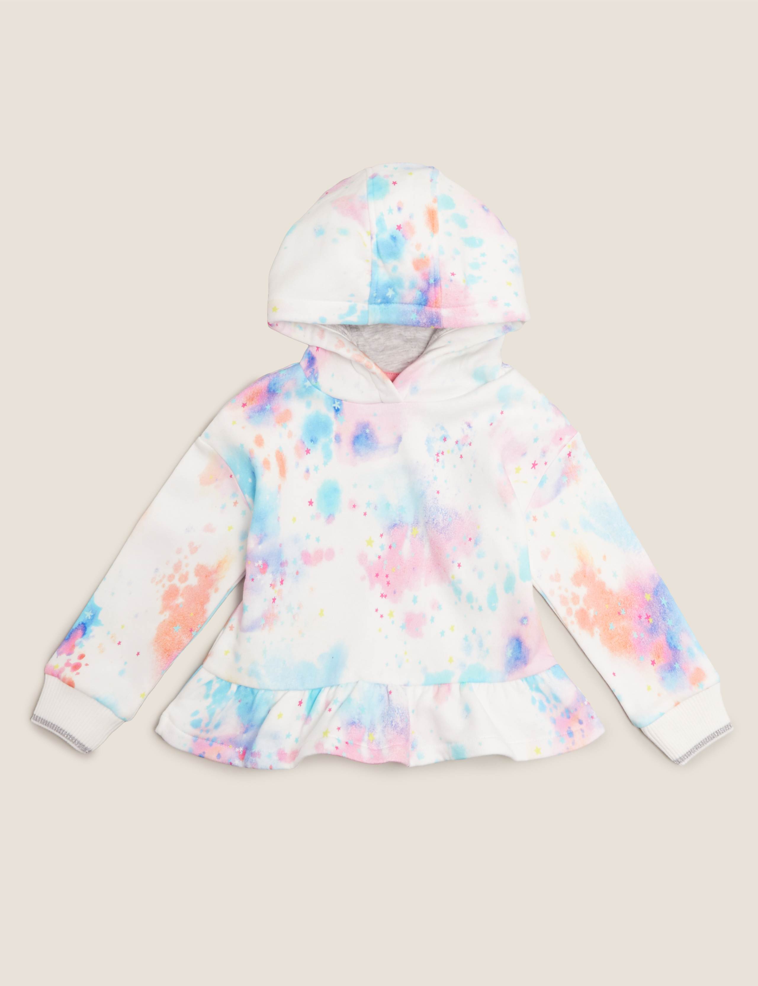 Cotton Tie Dye Print Hoodie (2-7 Yrs) 2 of 4