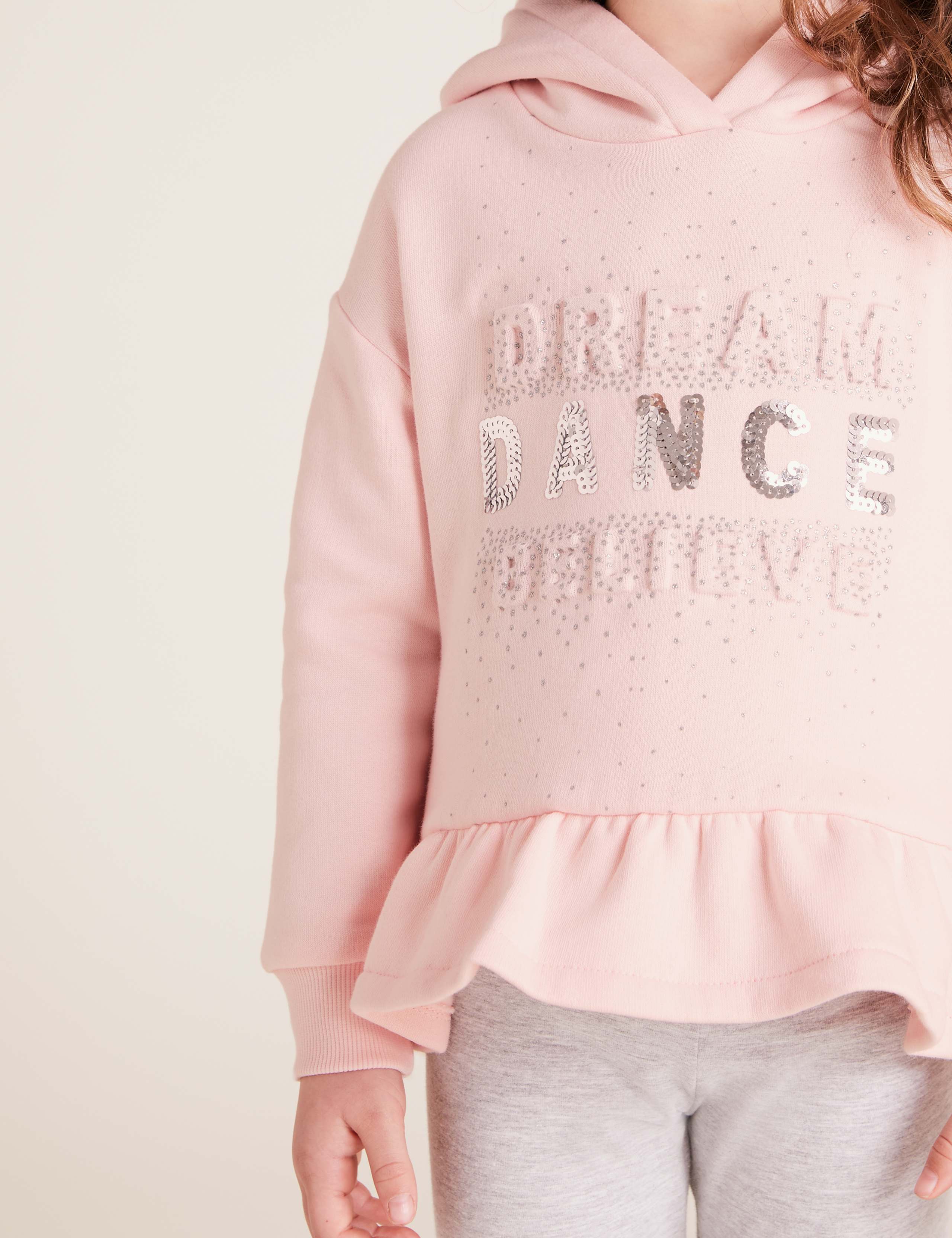Cotton Dance Slogan Hoodie (2-7 Yrs) 3 of 4