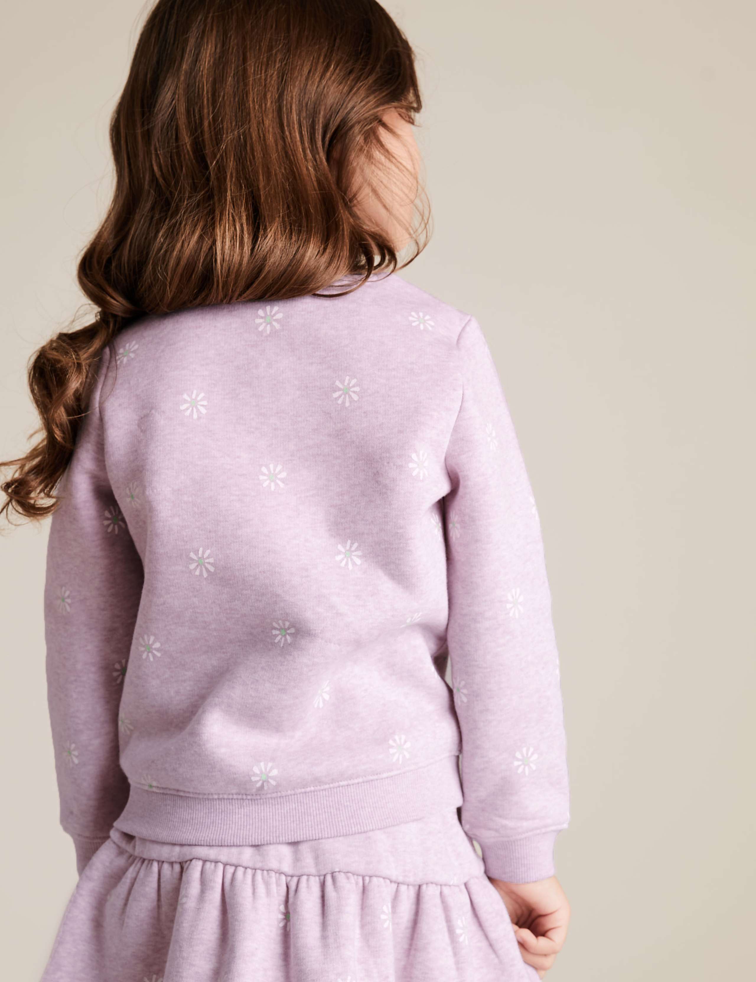 Cotton Floral Sweatshirt (2-7 Yrs) 4 of 4
