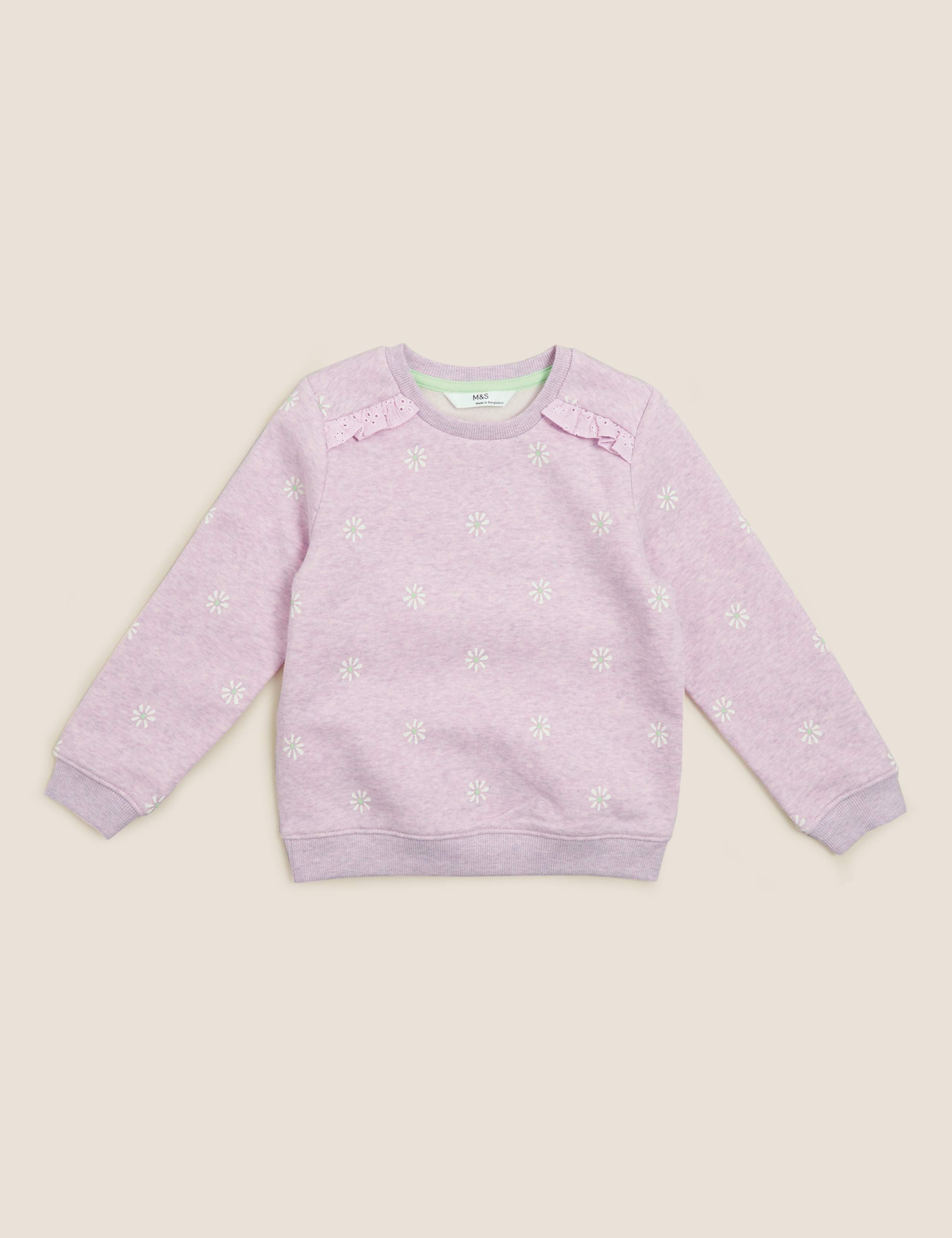 Cotton Floral Sweatshirt (2-7 Yrs) 2 of 4