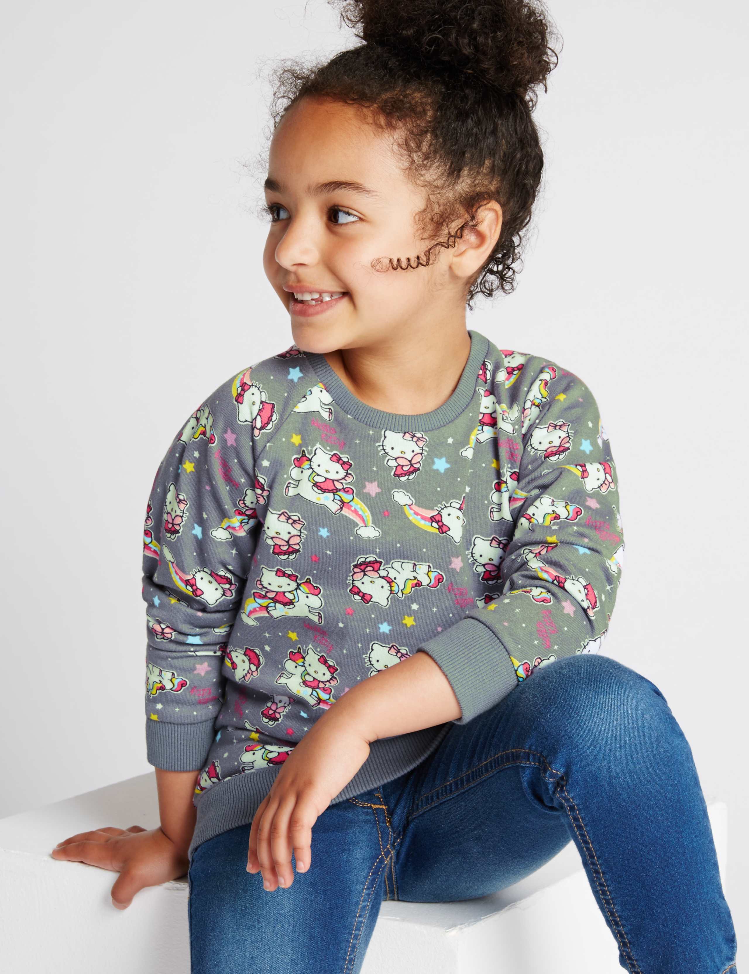Hello Kitty™ Pure Cotton Sweatshirt (1-7 Years) 1 of 3