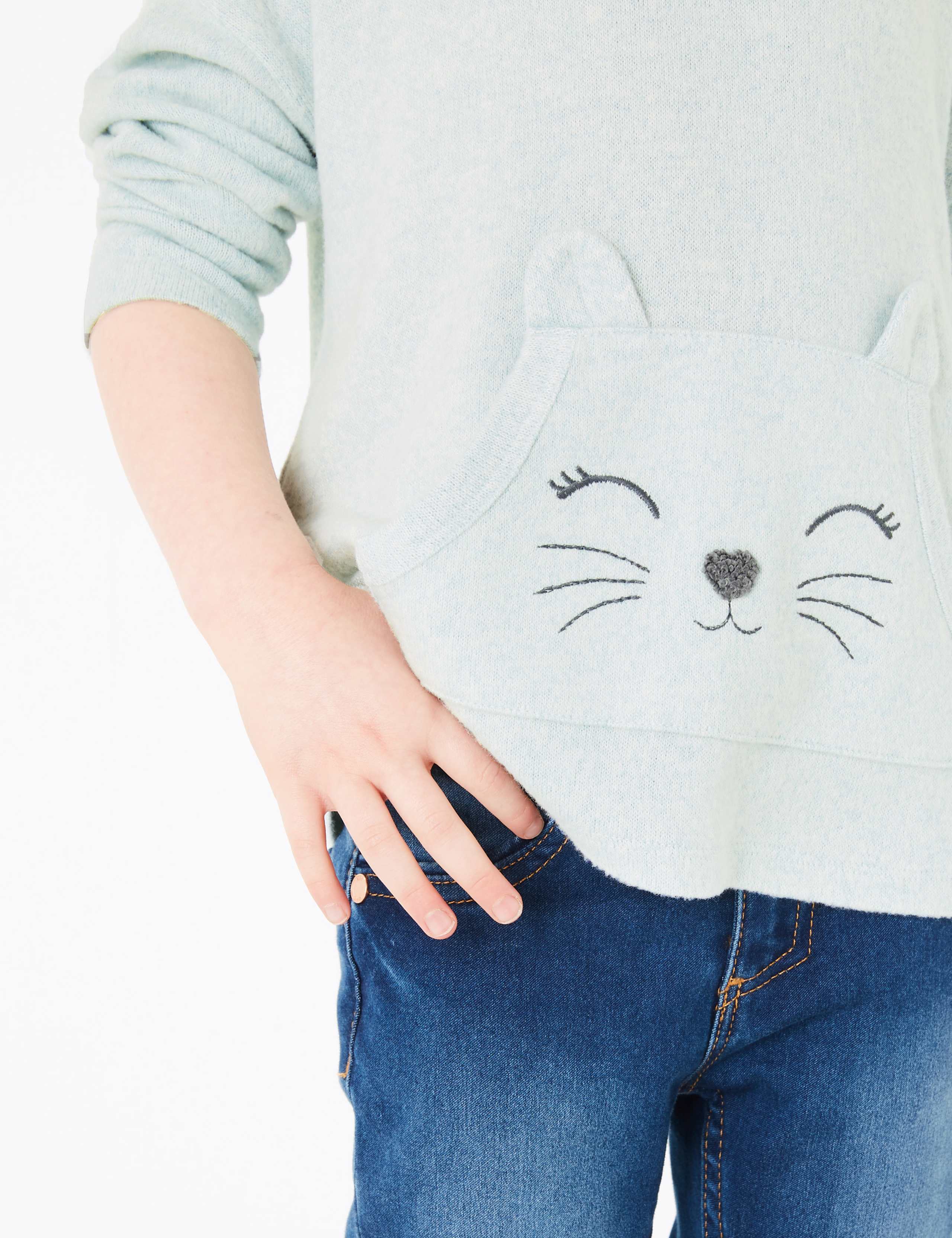 Animal Print Pocket Hoodie (2-7 Years) 3 of 4
