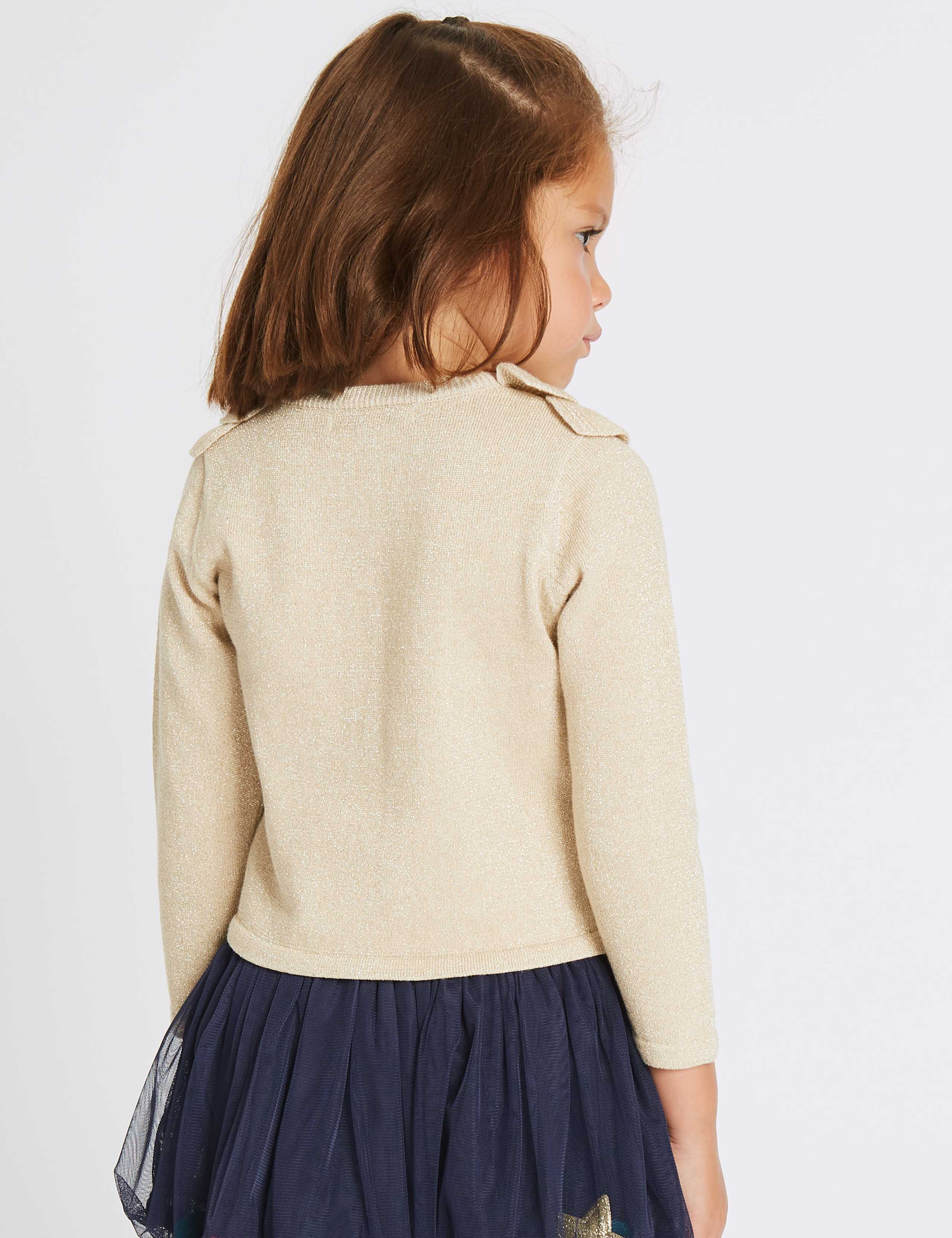 Cotton Rich Long Sleeve Cardigan (3 Months - 6 Years) 3 of 6