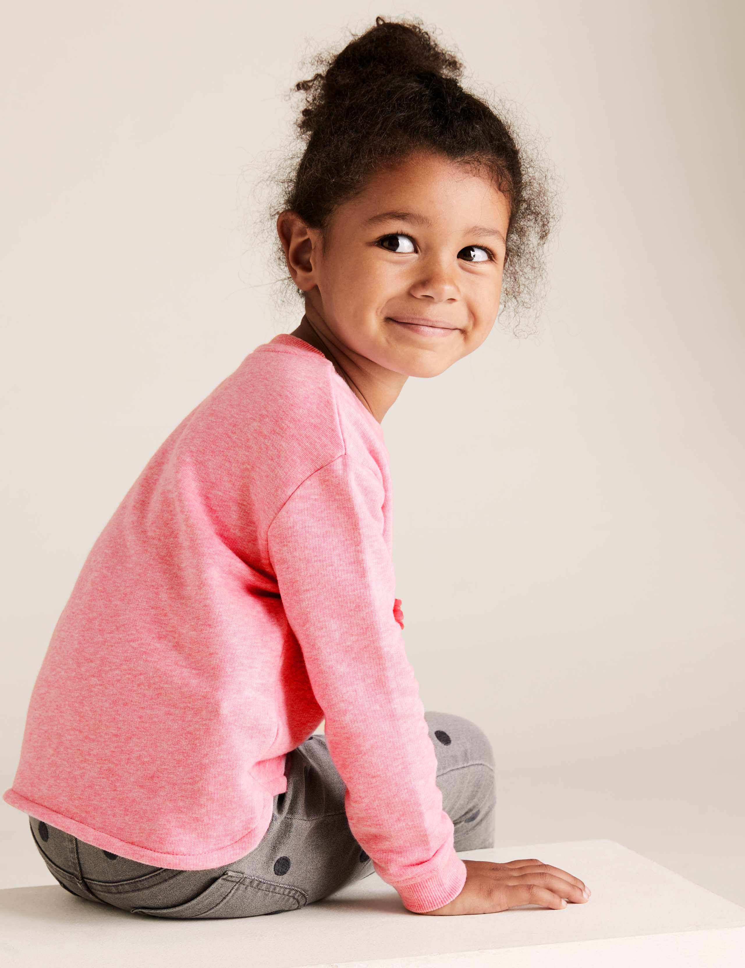 Cotton Rich Sequin Squirrel Sweatshirt (2-7 Yrs) 5 of 5