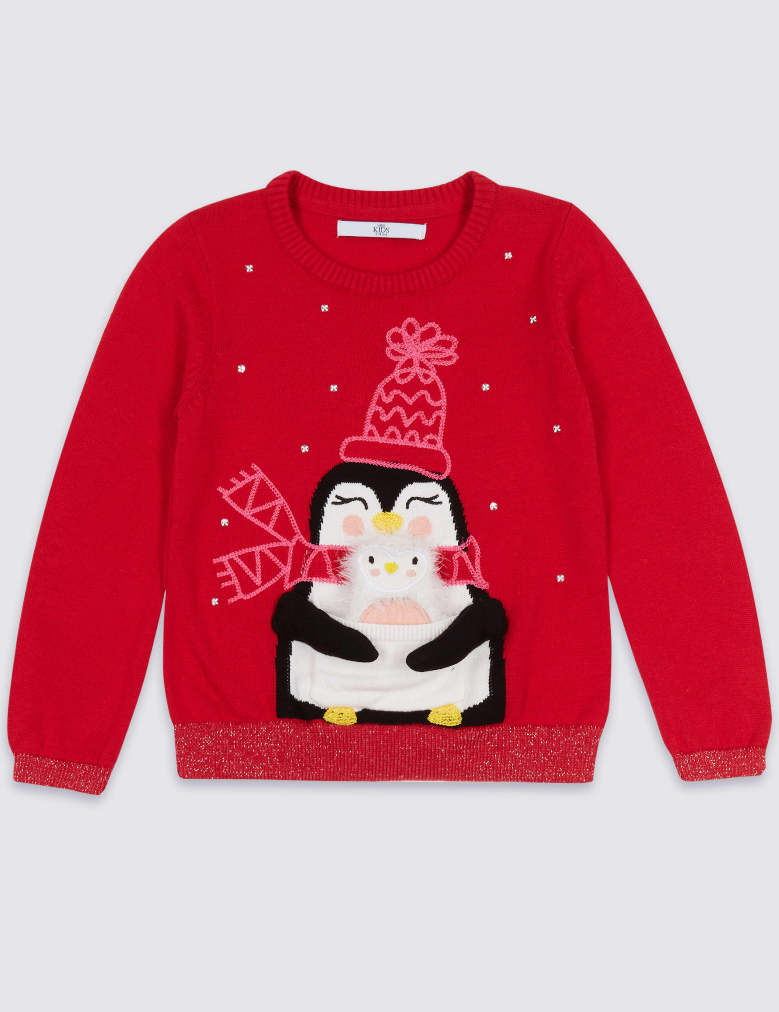 Penguin Christmas Jumper (3 Months - 6 Years) 2 of 6