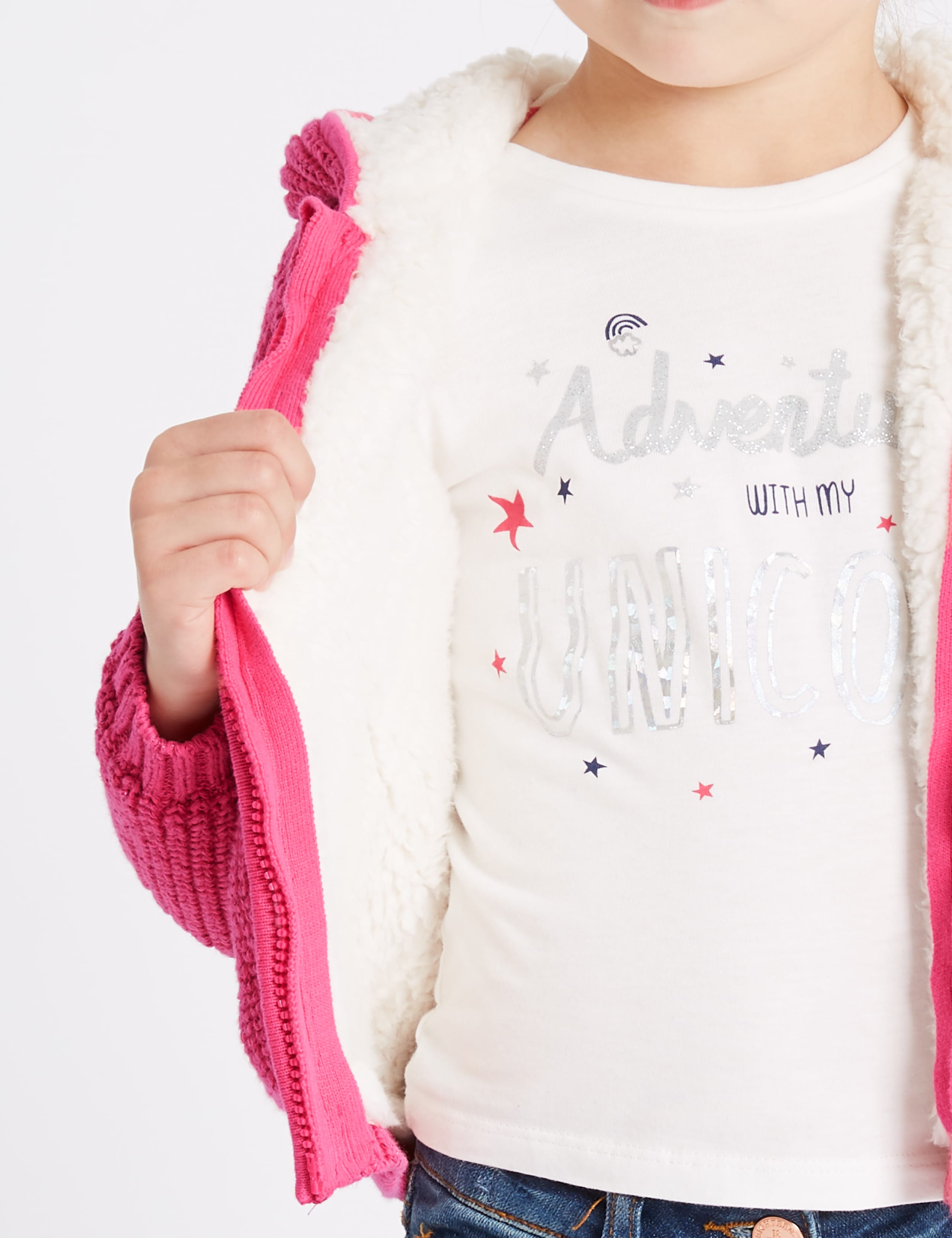 Cotton Rich Pom-pom Hooded Top (3 Months - 6 Years) 4 of 6