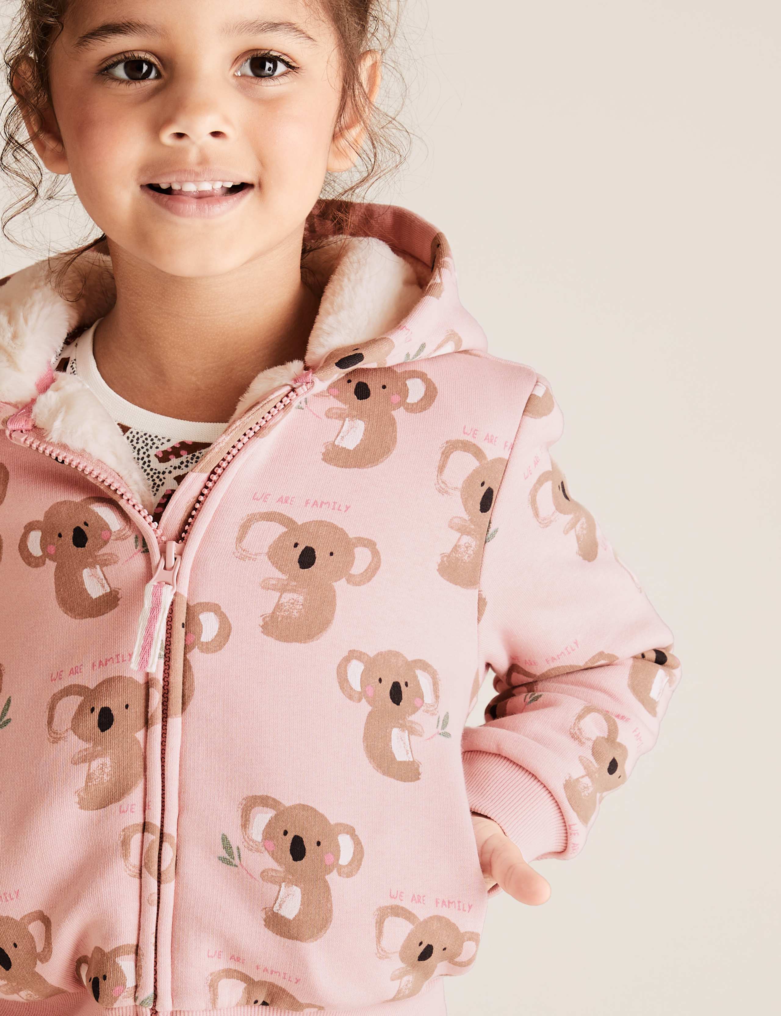 Cotton Koala Print Hoodie (2-7 Yrs) 3 of 5