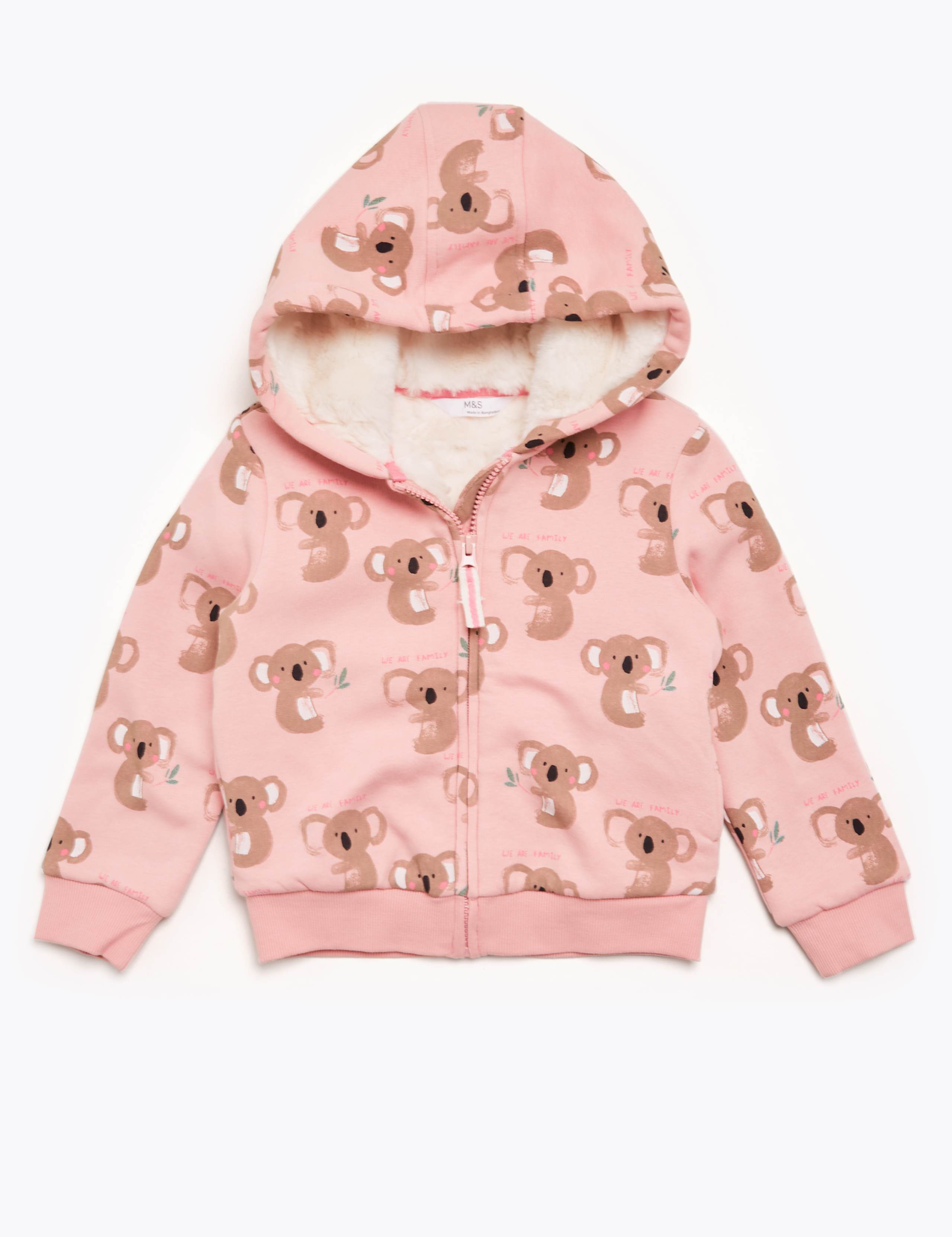 Cotton Koala Print Hoodie (2-7 Yrs) 2 of 5