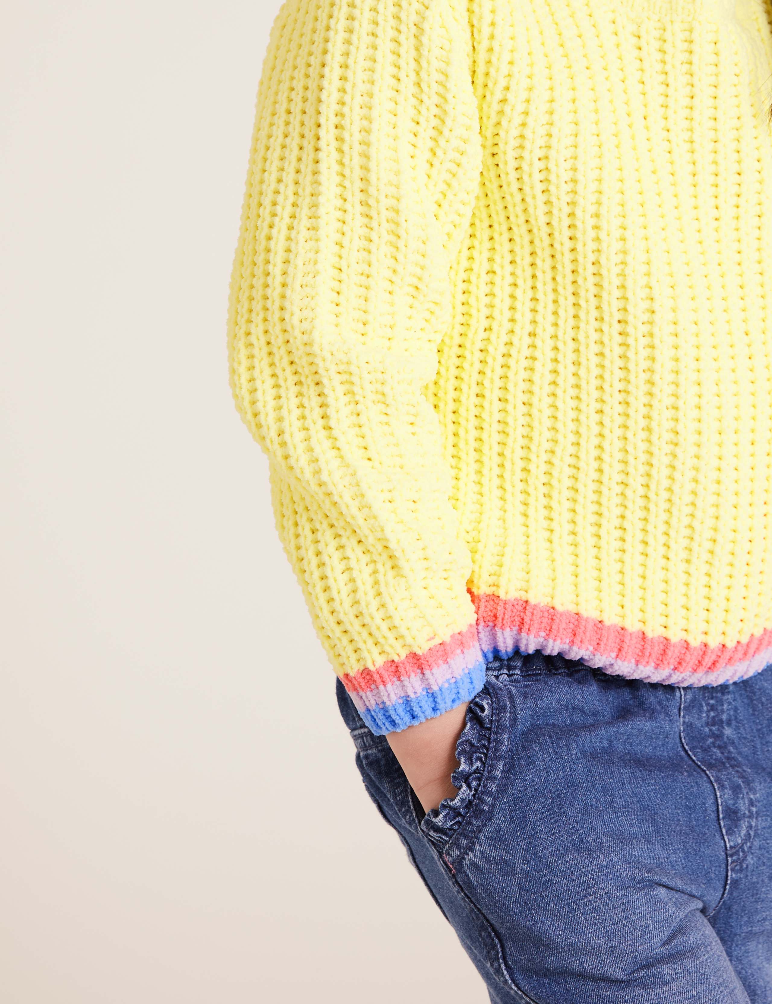 Chenille Striped Cuff Jumper (2-7 Yrs) 3 of 4