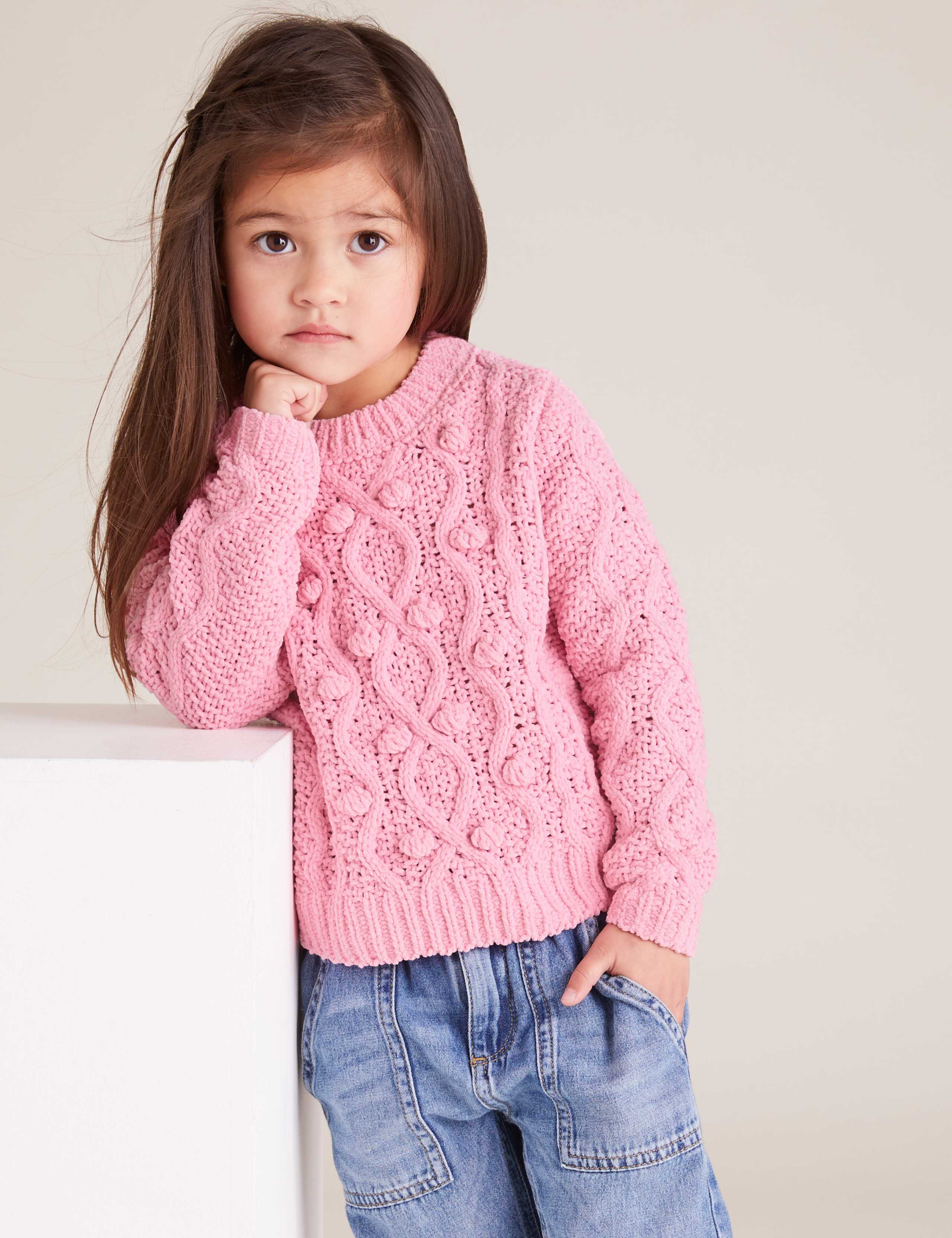 Chenille Bobble Jumper (2-7 Yrs) 1 of 4