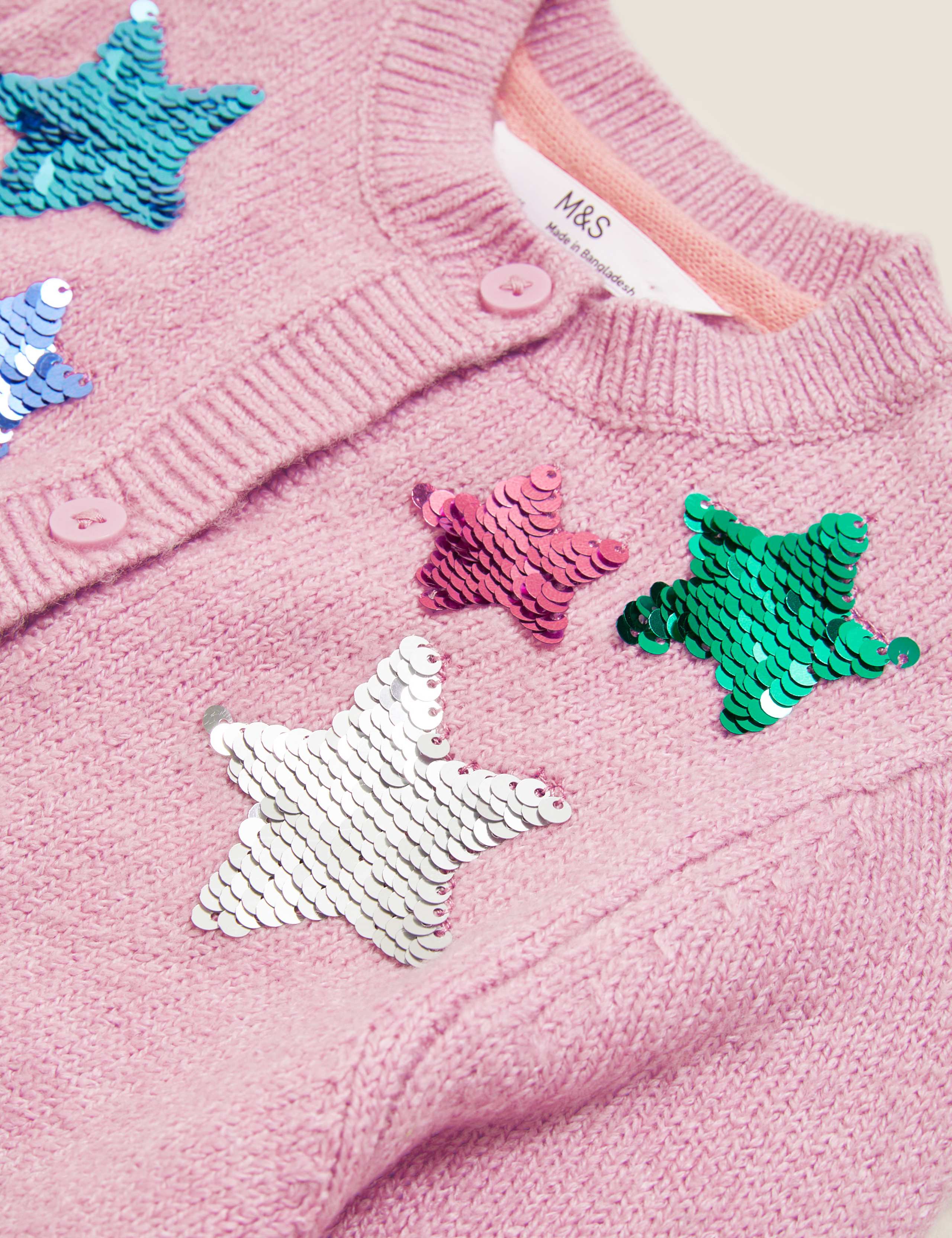 Sequin Star Cardigan 5 of 5