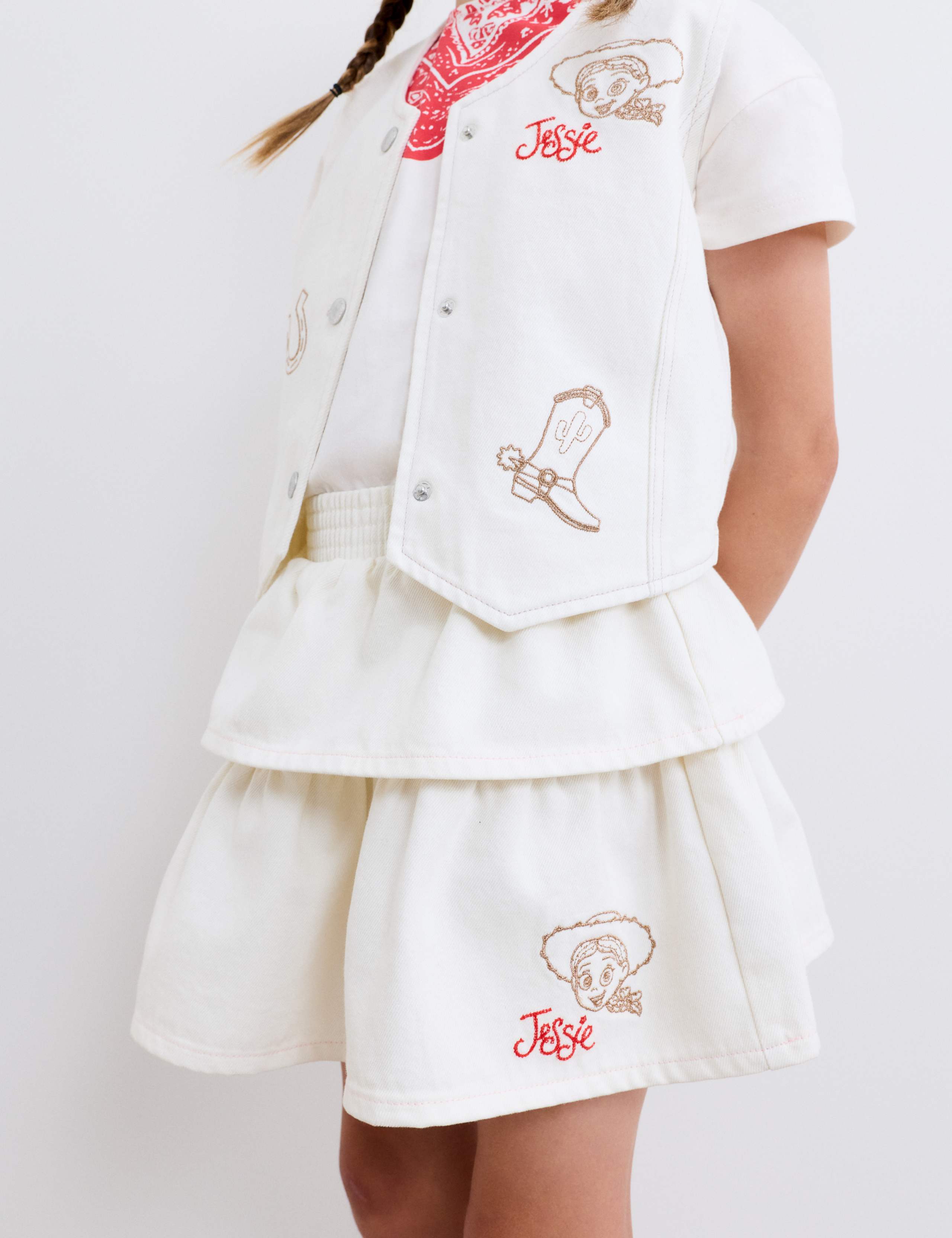 Toy Story™ Denim Ruffle Skirt (2-8 Yrs) 1 of 5