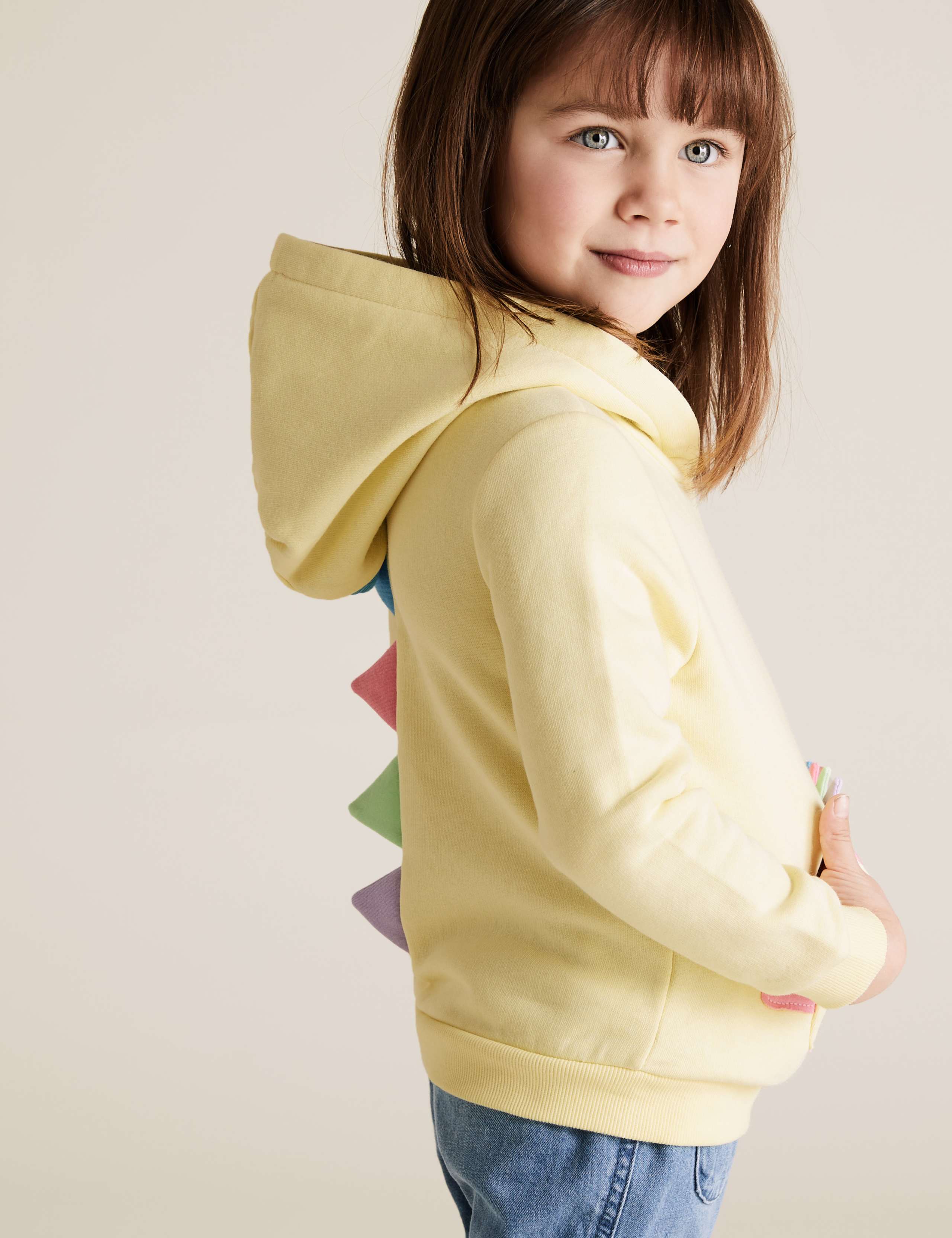 Cotton Dinosaur Hoddie (2-7 Yrs) 3 of 5