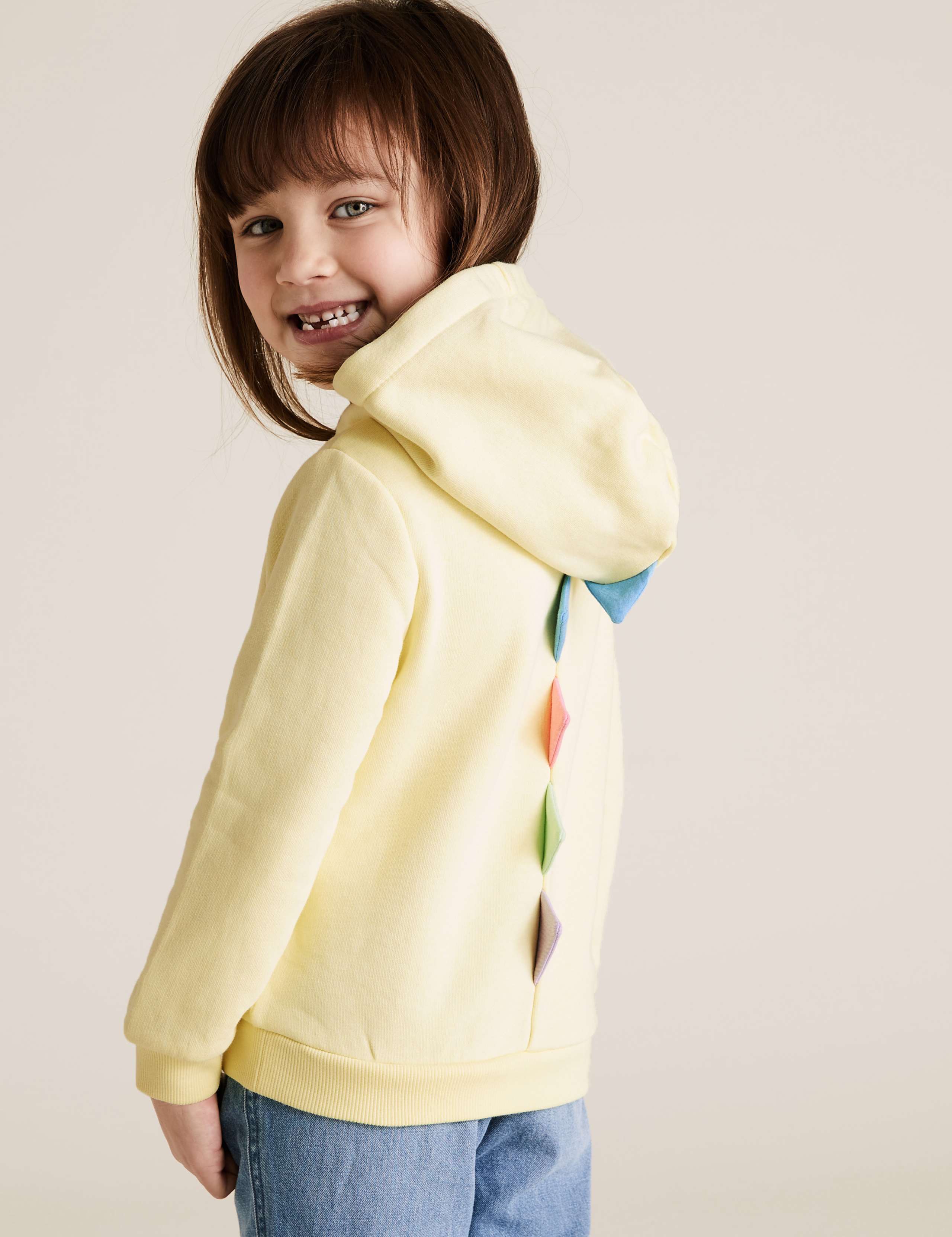 Cotton Dinosaur Hoddie (2-7 Yrs) 5 of 5