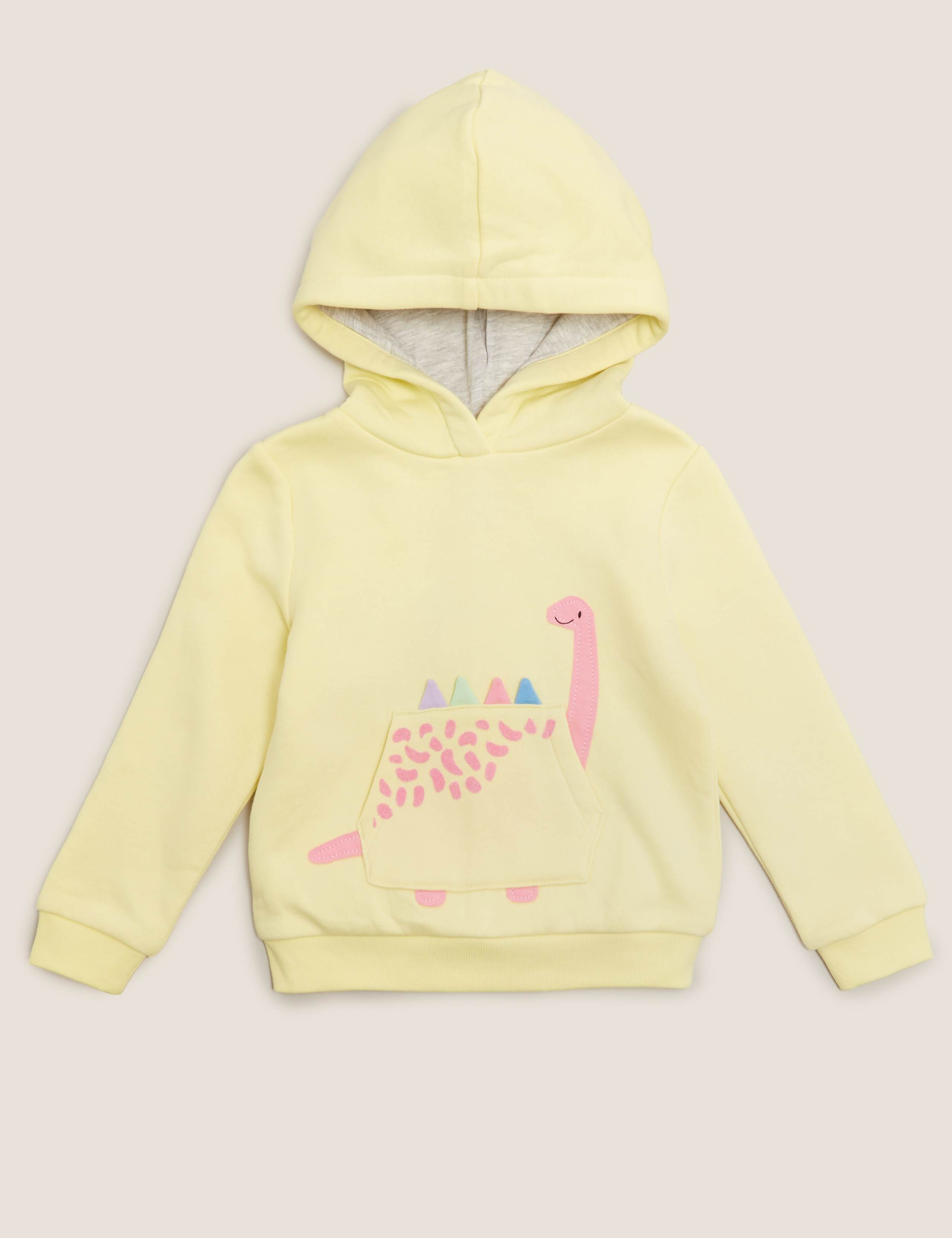 Cotton Dinosaur Hoddie (2-7 Yrs) 2 of 5