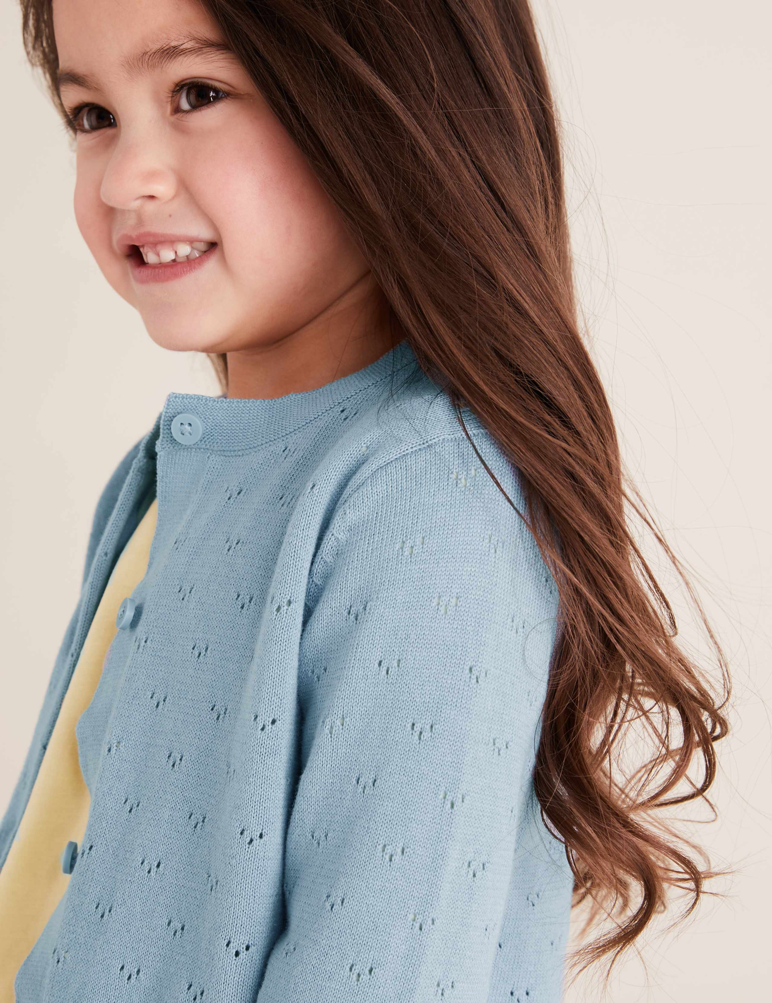 Pure Cotton Cardigan (2-7 Yrs) 3 of 4