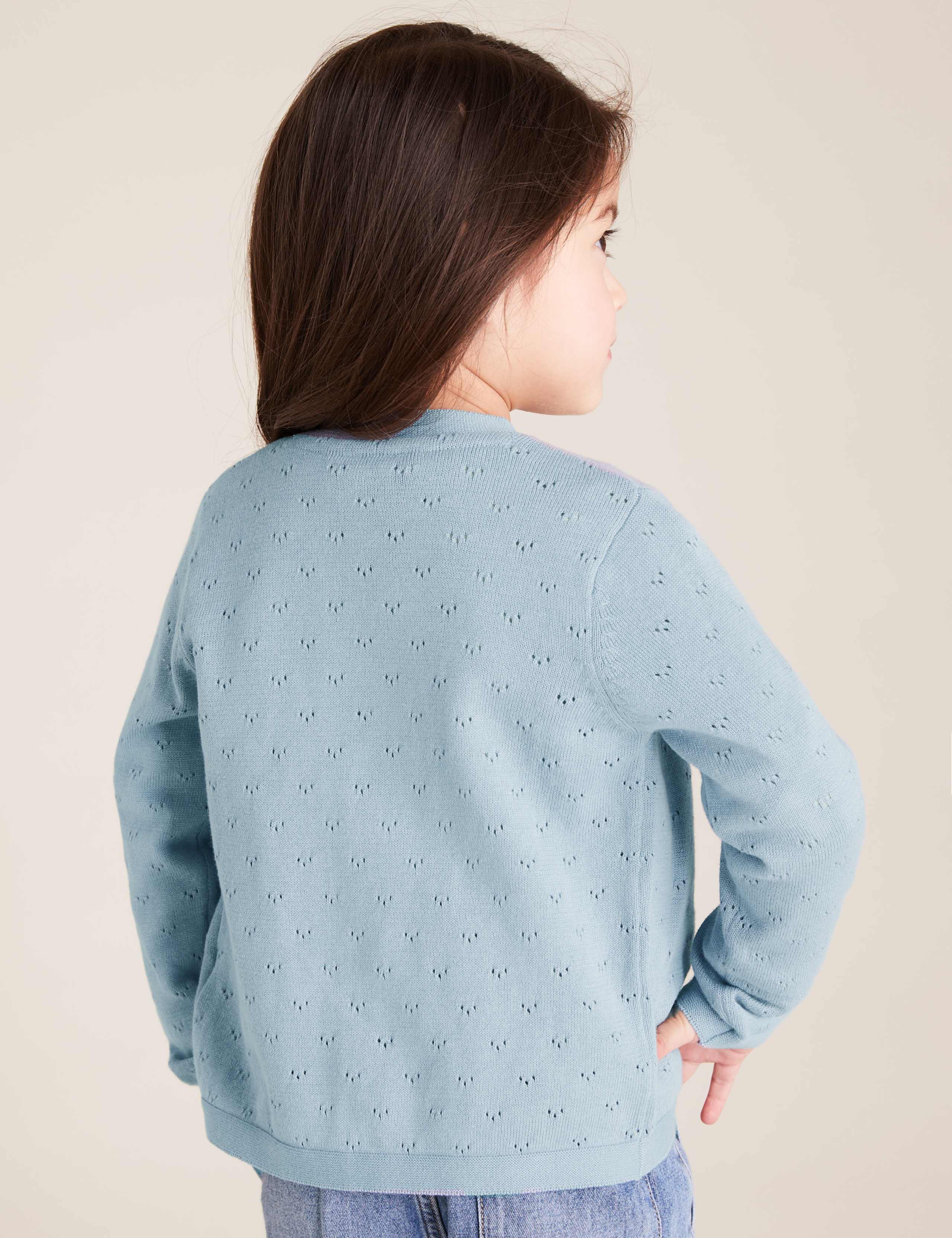 Pure Cotton Cardigan (2-7 Yrs) 4 of 4