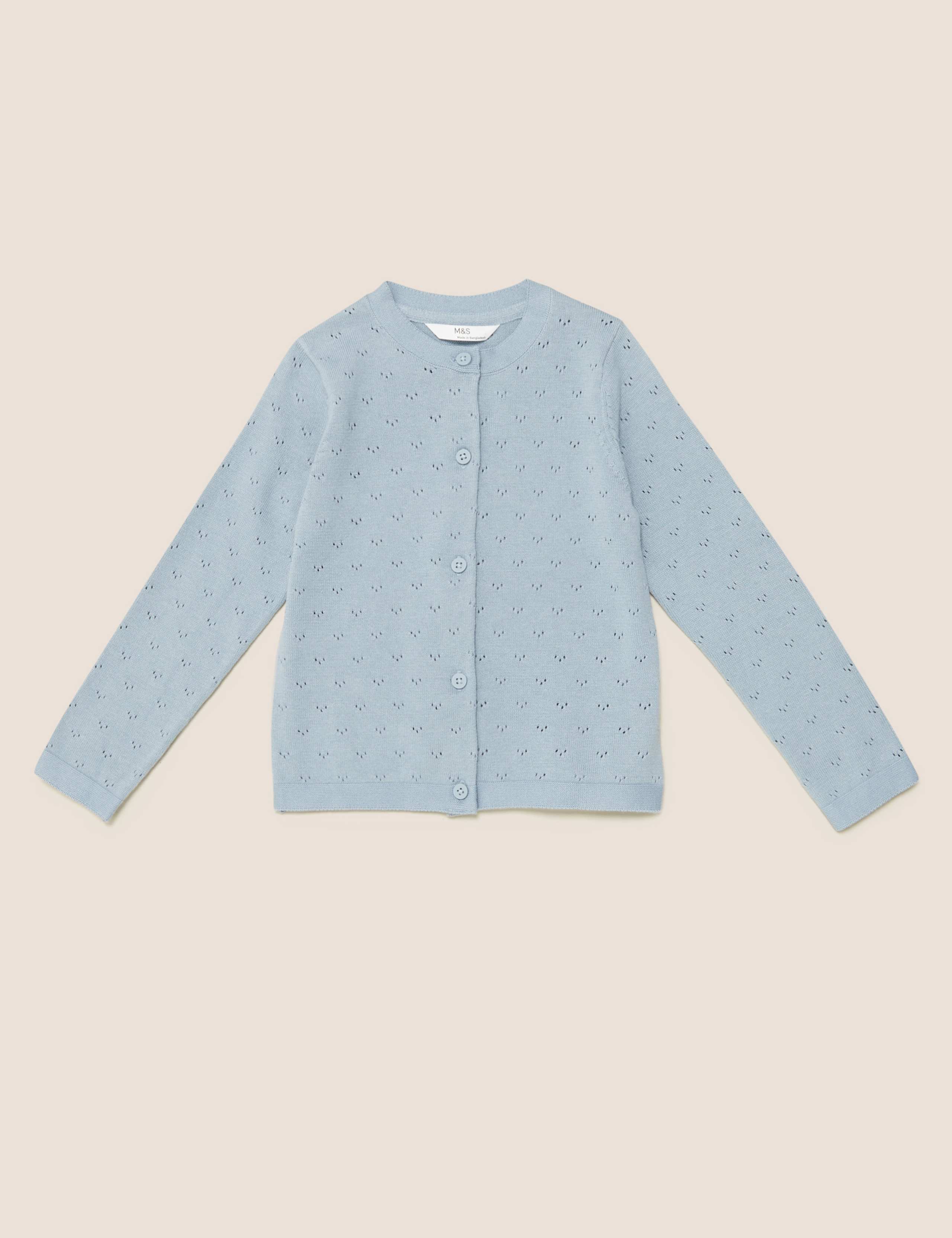 Pure Cotton Cardigan (2-7 Yrs) 2 of 4