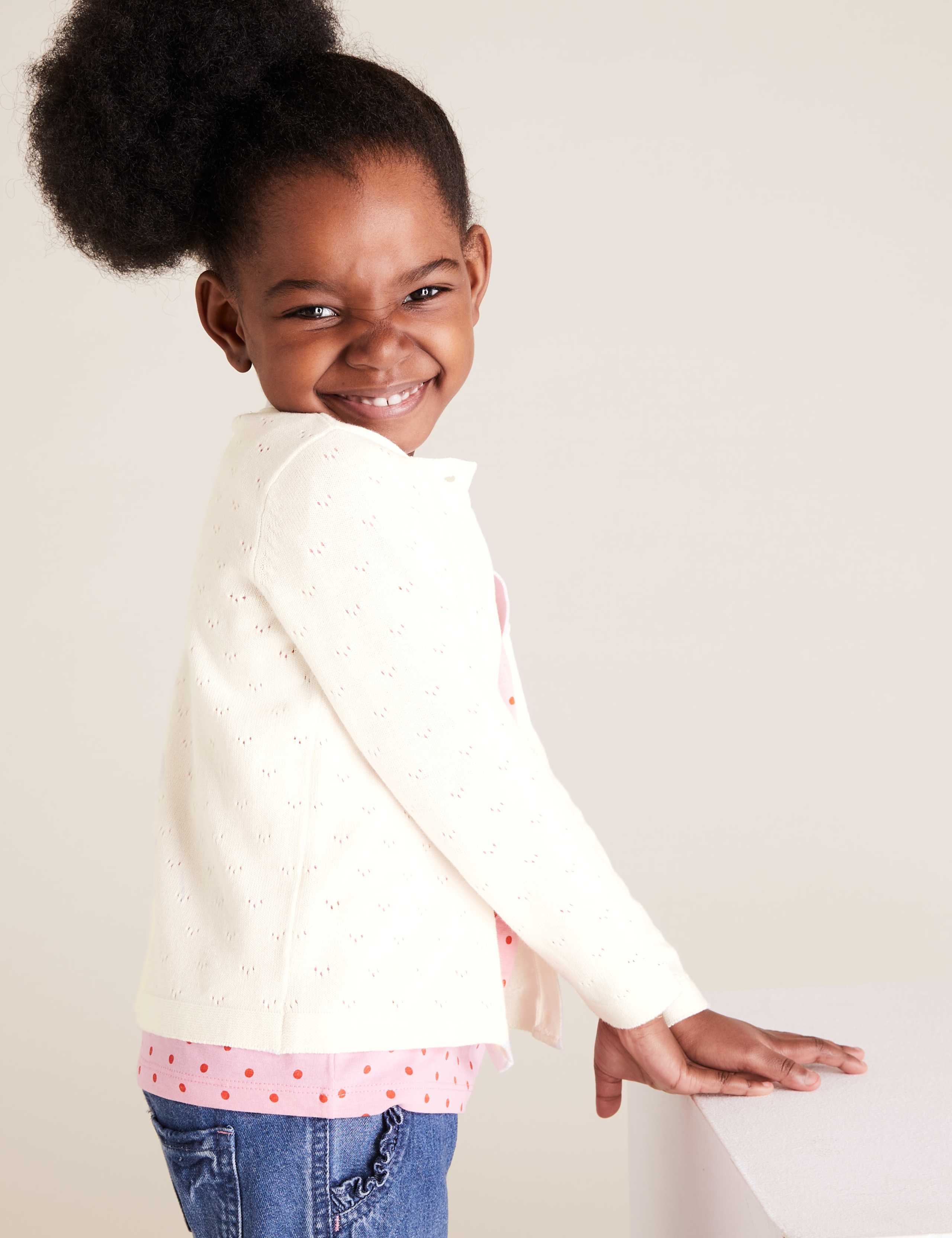 Pure Cotton Cardigan (2-7 Yrs) 4 of 4