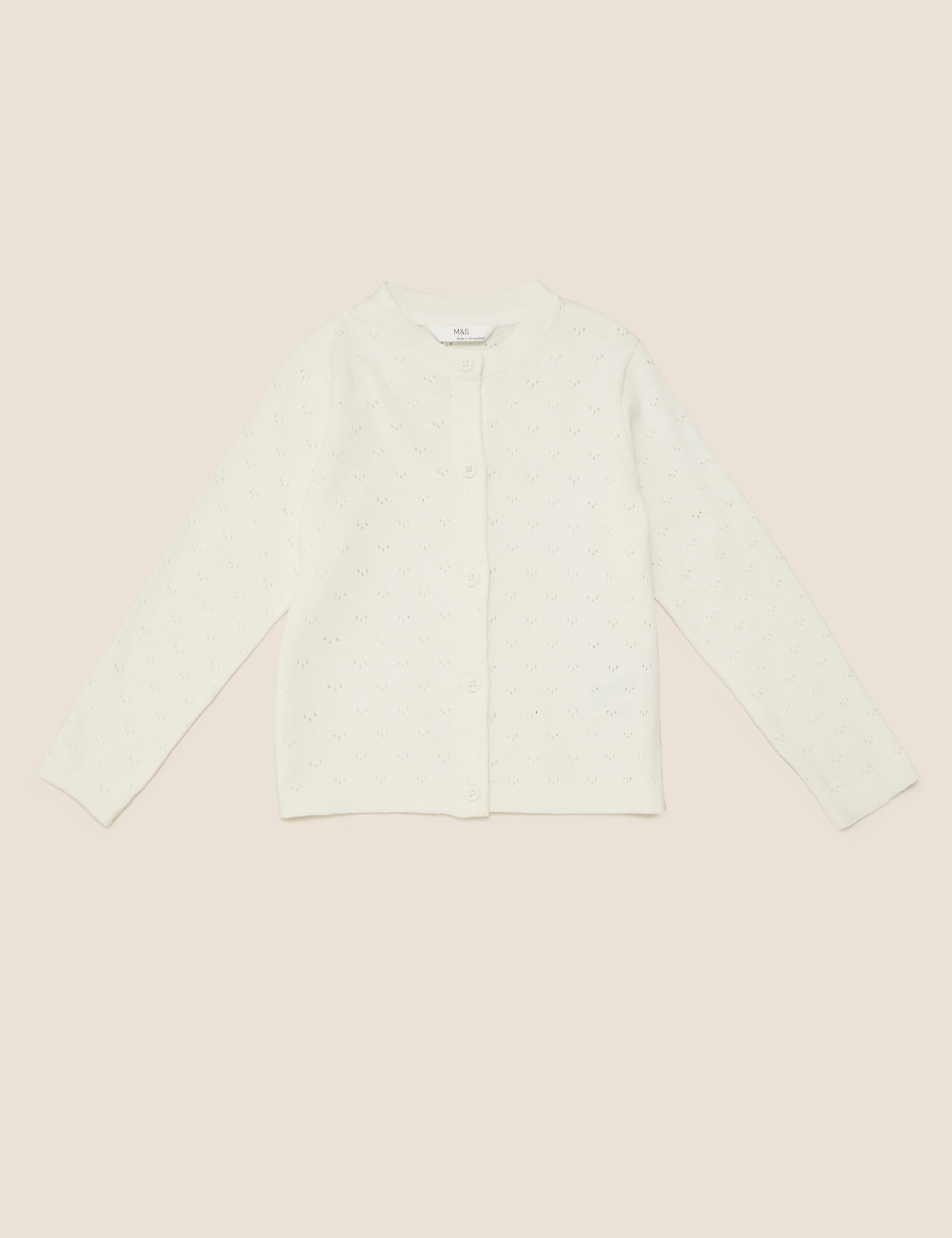 Pure Cotton Cardigan (2-7 Yrs) 2 of 4
