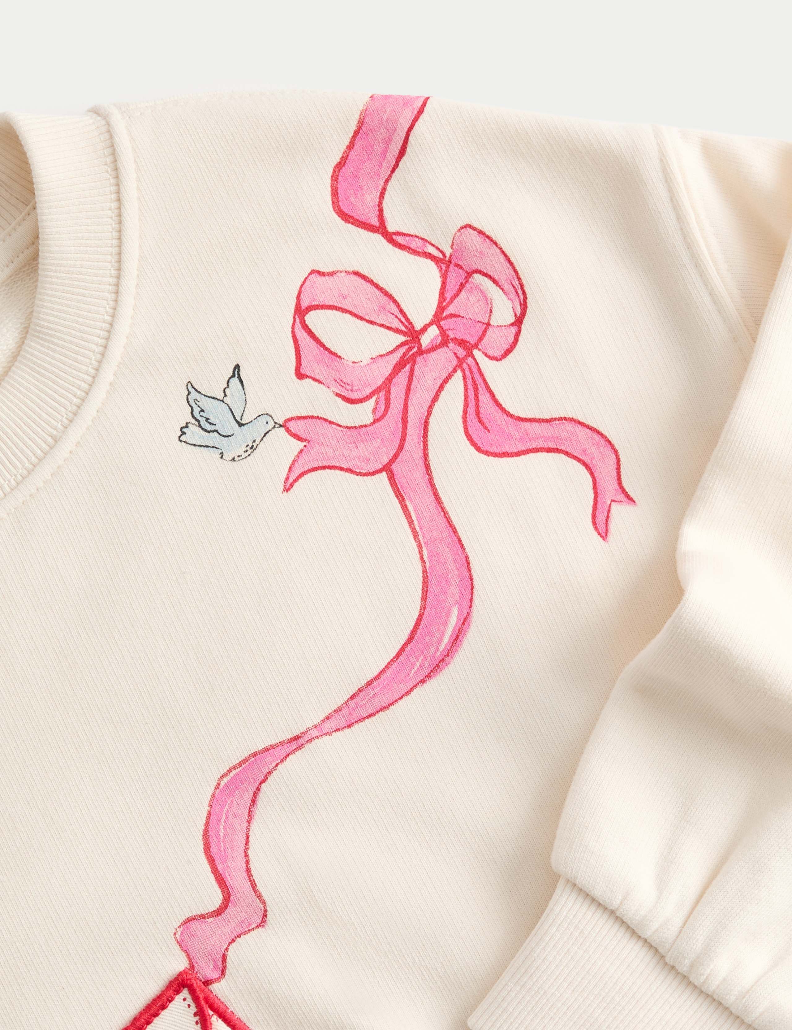 Cotton Rich Envelope Sweatshirt (2-8 Yrs) 3 of 3