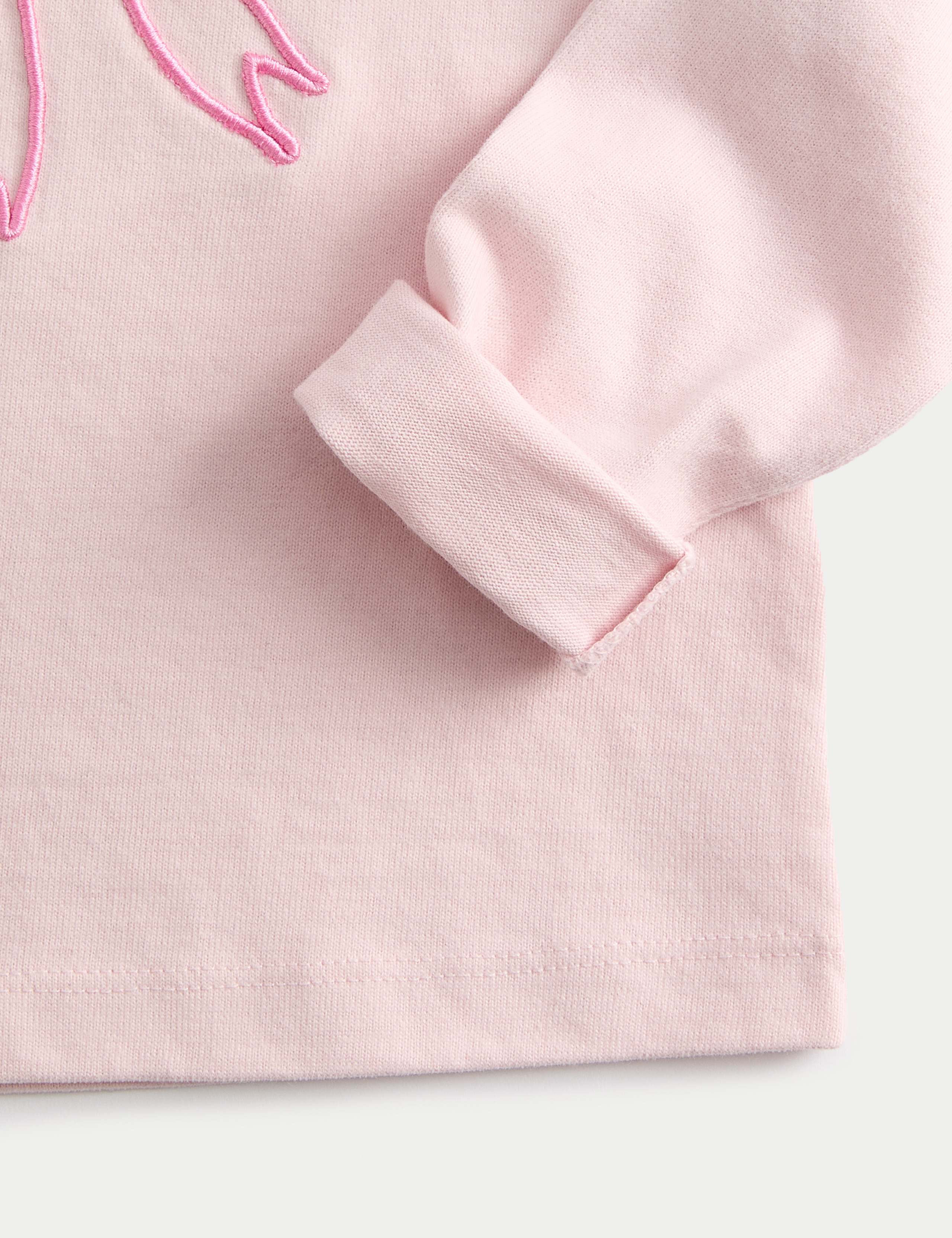 Pure Cotton Bow Embroidery Top (2-8 Yrs) 3 of 3