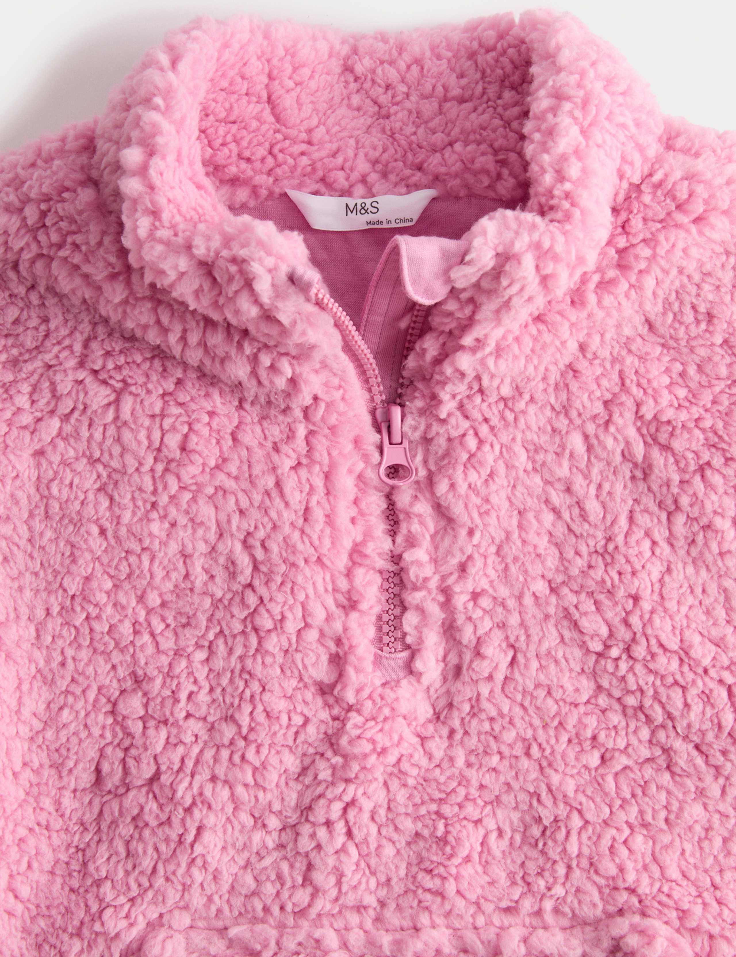 Borg Half Zip Jacket (2-10 Yrs) 2 of 3