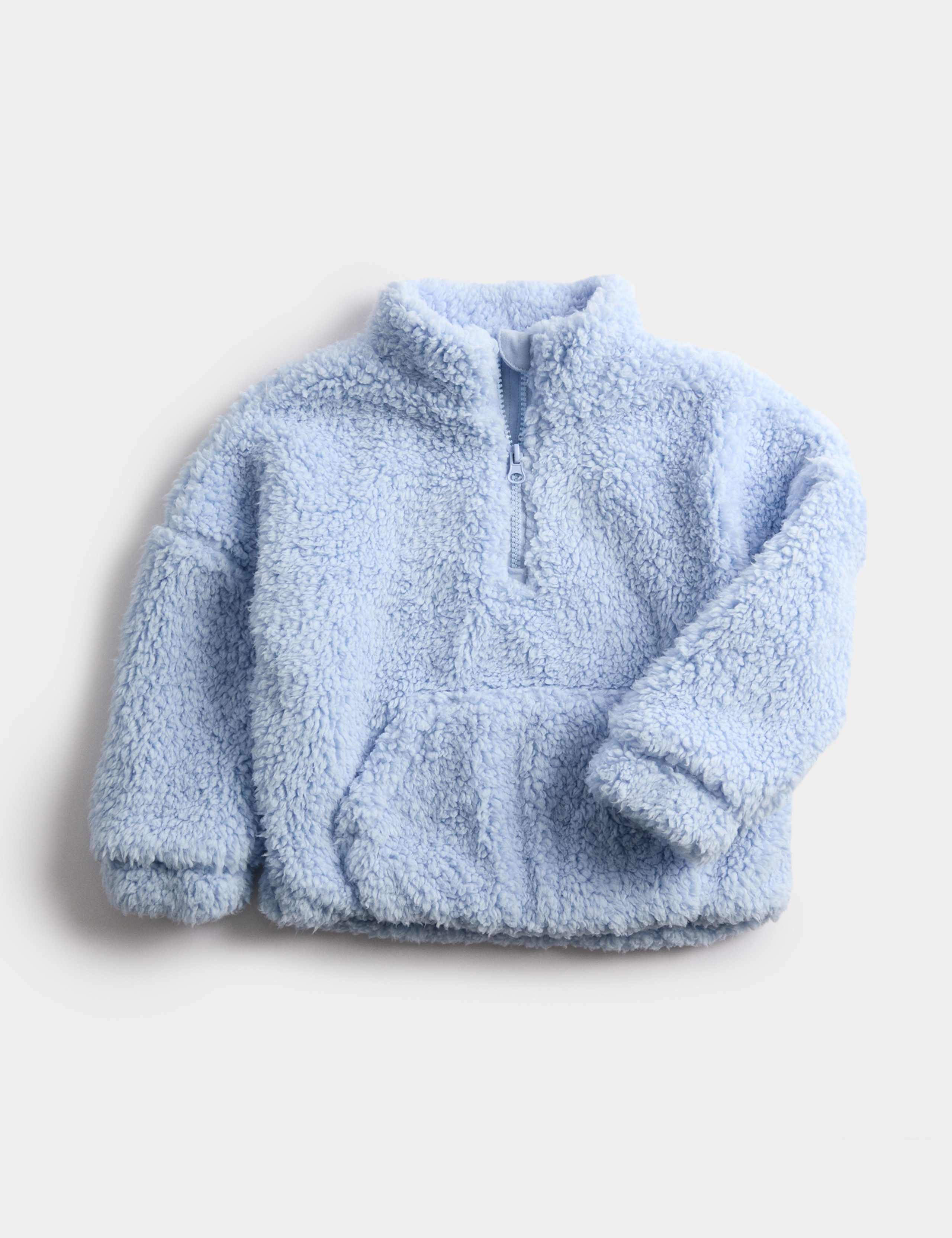 Borg Half Zip Jacket (2-10 Yrs) 1 of 2