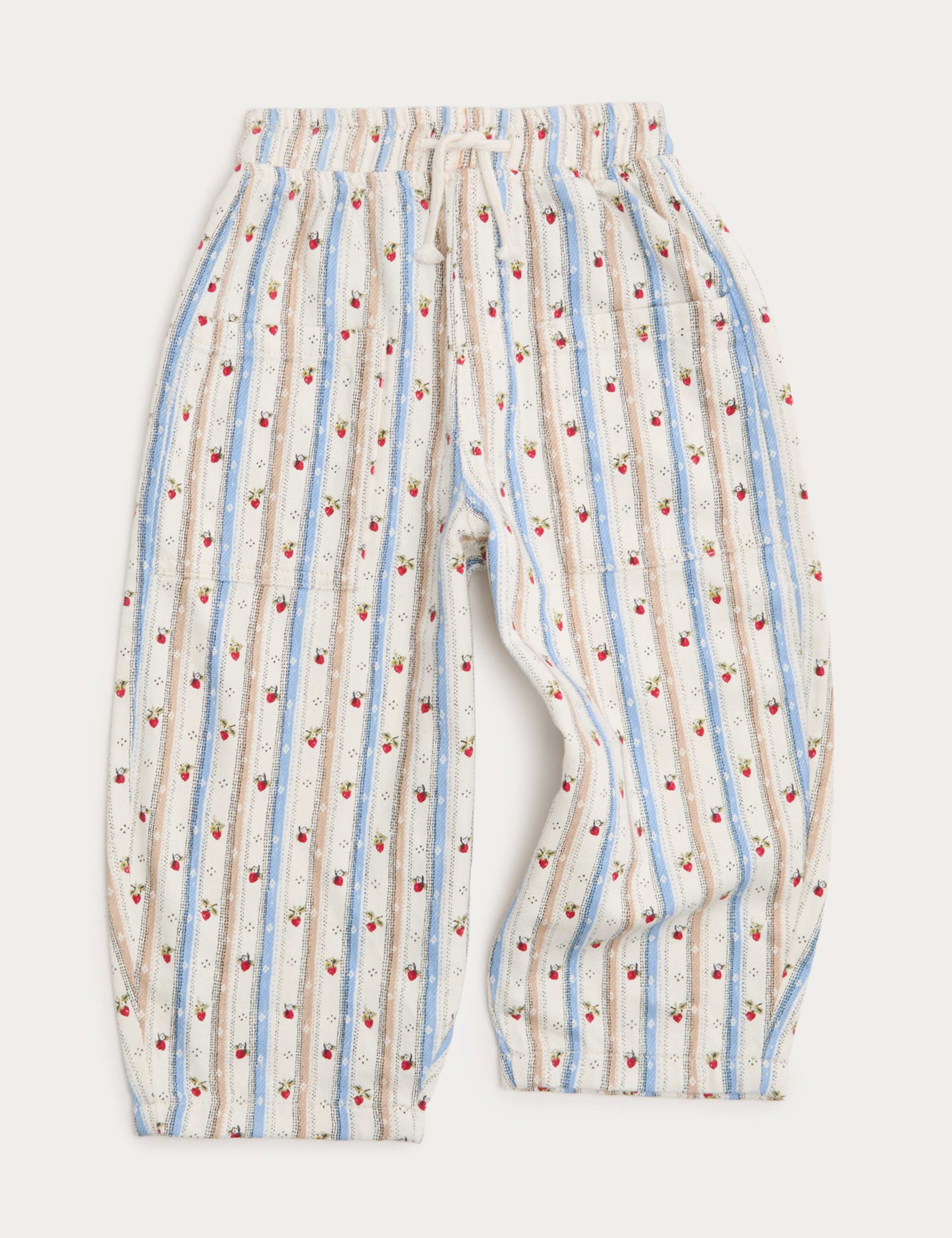 Pure Cotton Patterned Trousers (1-8 Years) 1 of 2