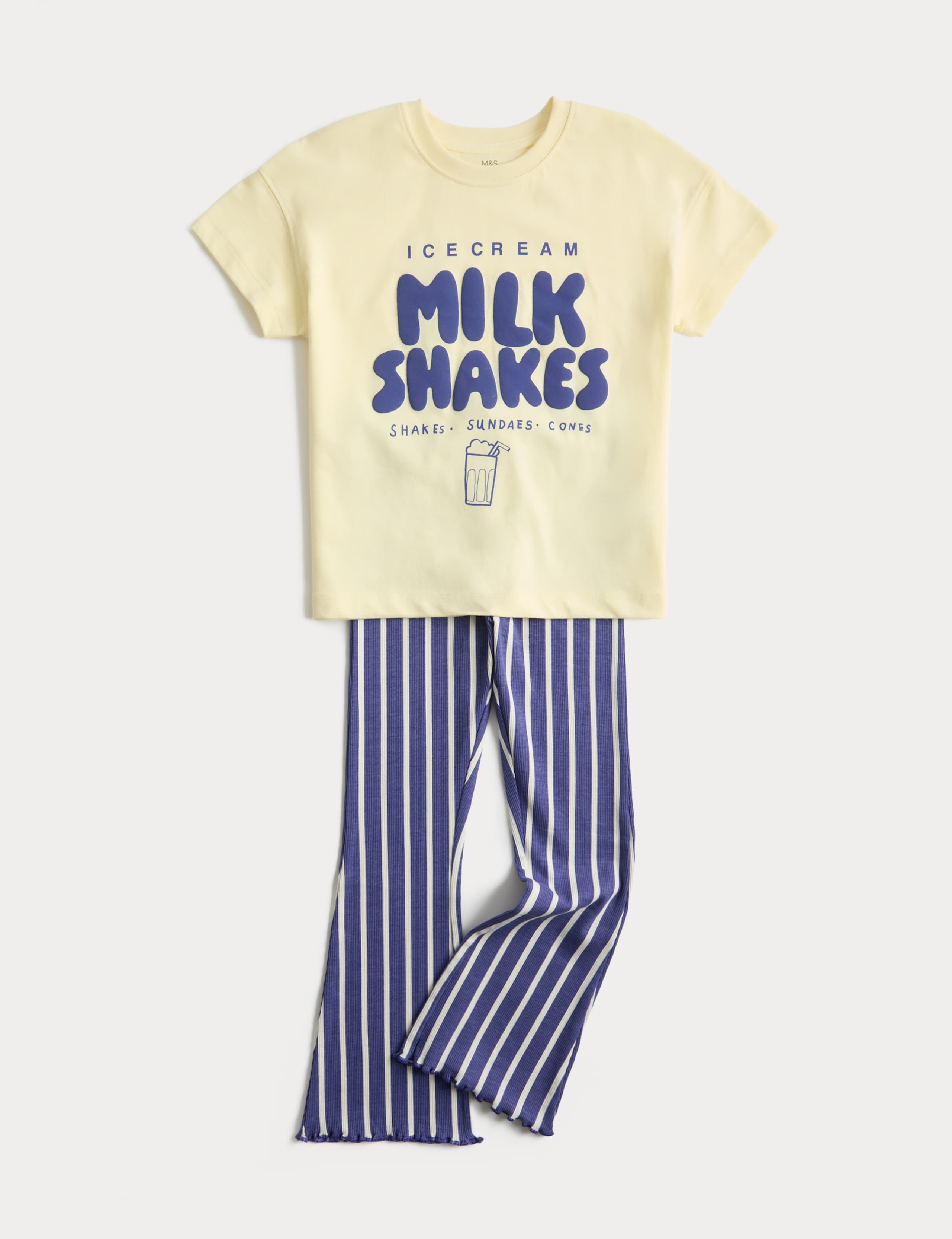 2 Piece Pure Cotton Top & Bottom Outfit (2-10 Yrs) 1 of 2