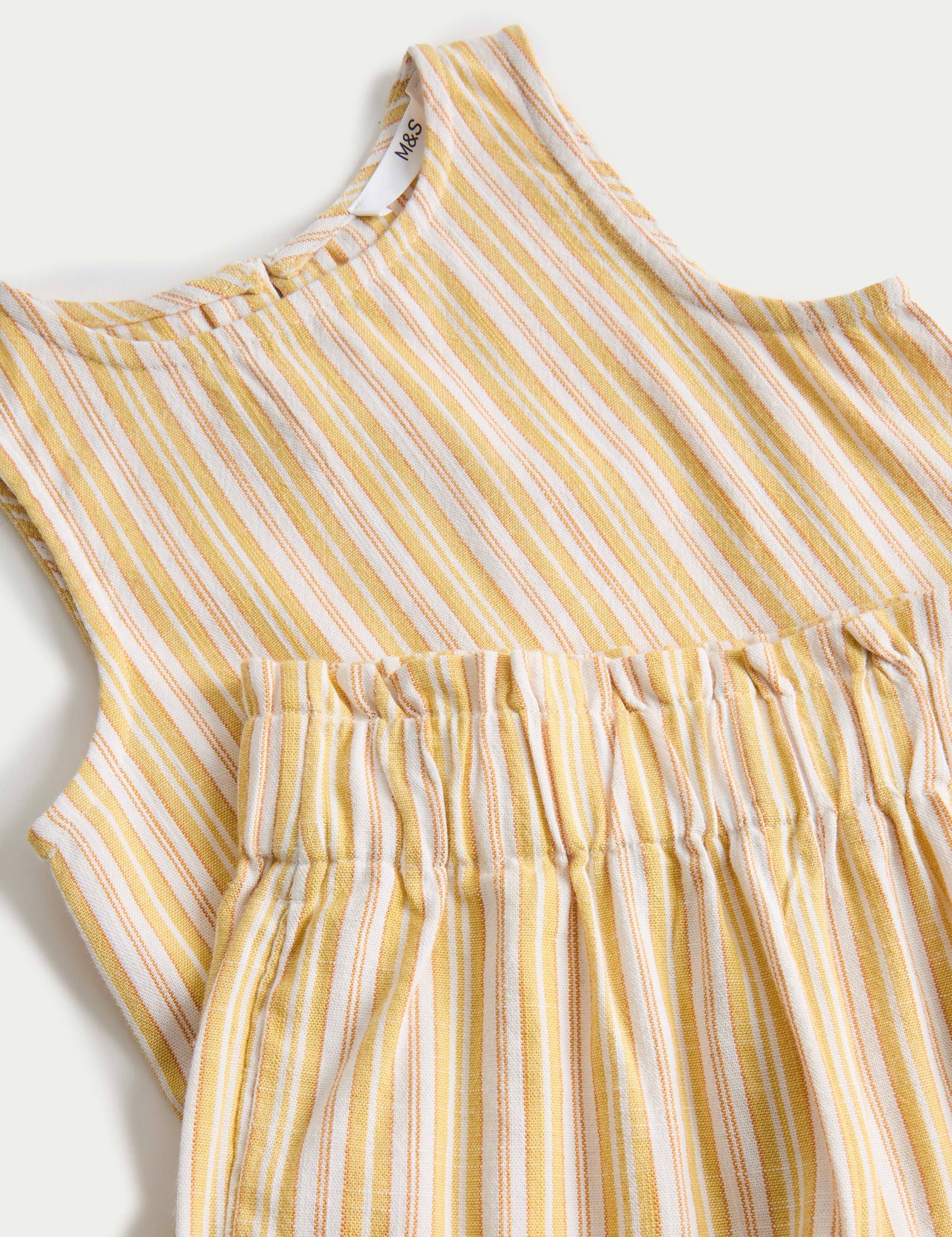 Cotton Rich Stripe Trouser Set (2-10 Yrs) 2 of 3