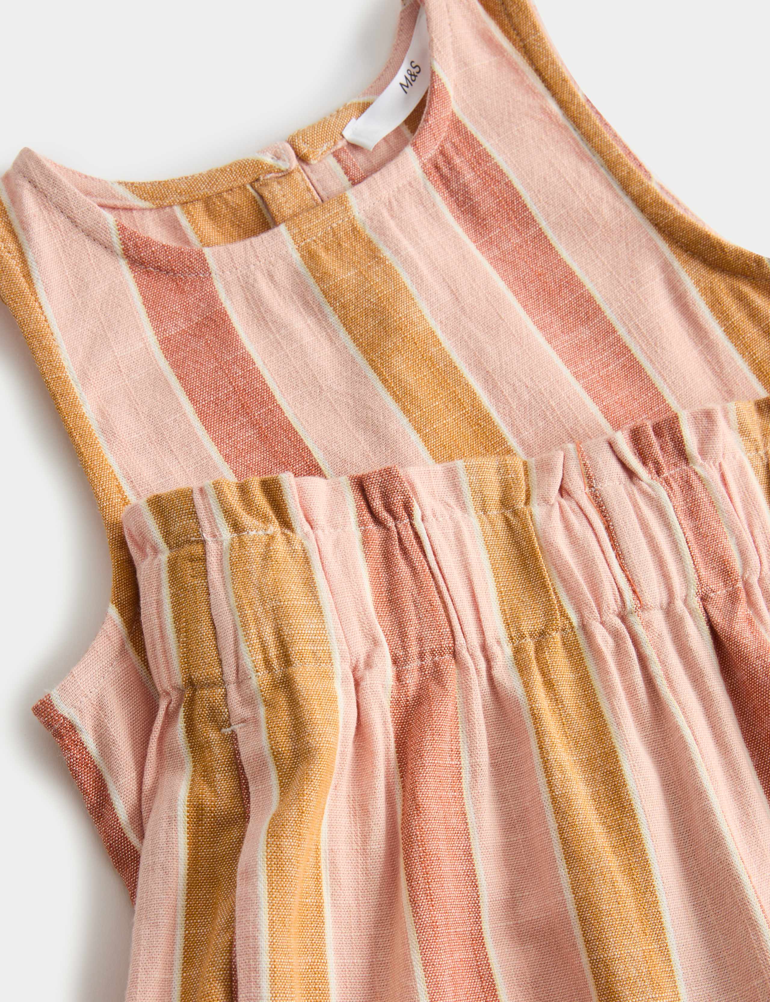 Cotton Rich Striped Top & Bottom Outfit (2-10 Yrs) 2 of 3