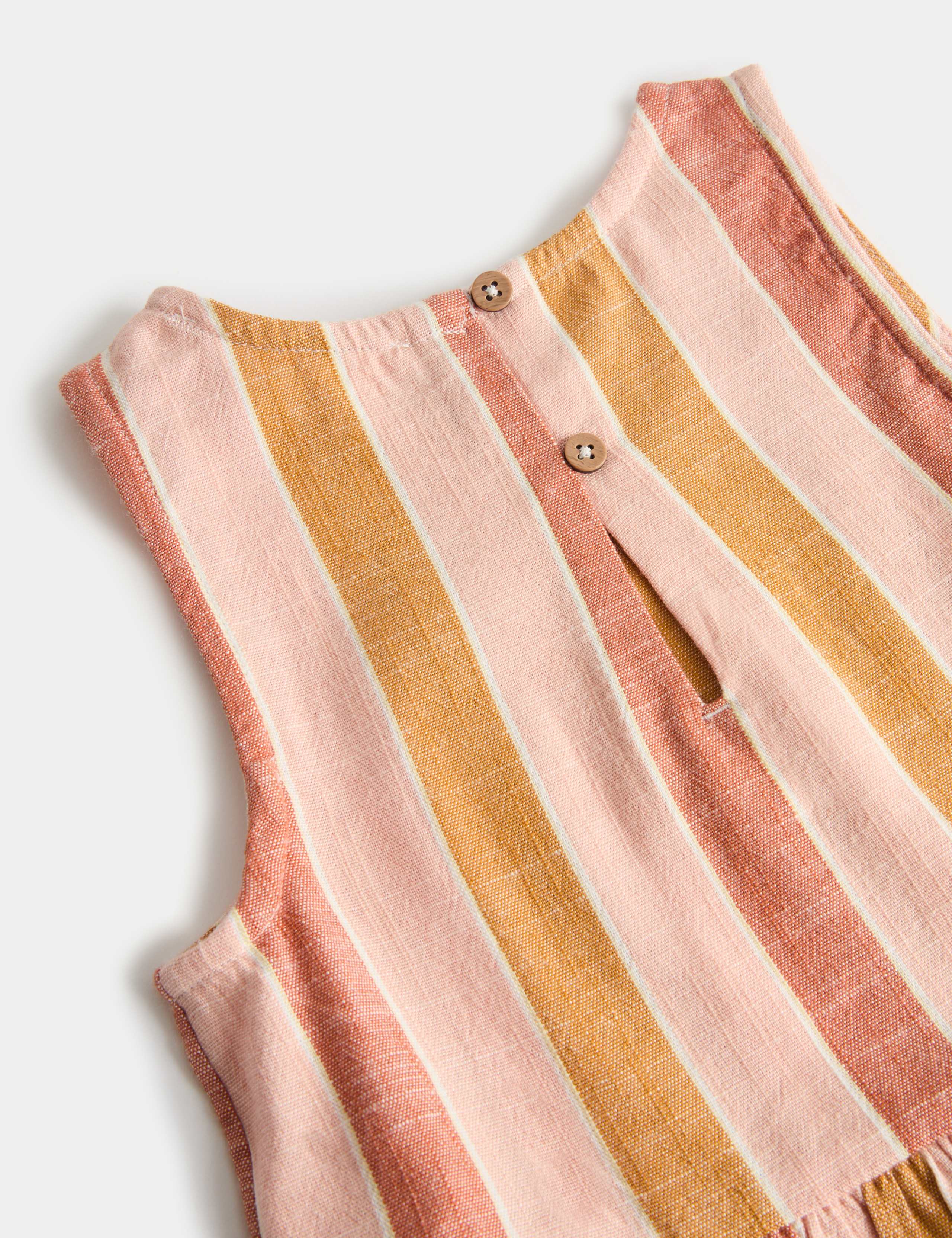 Cotton Rich Striped Top & Bottom Outfit (2-10 Yrs) 3 of 3