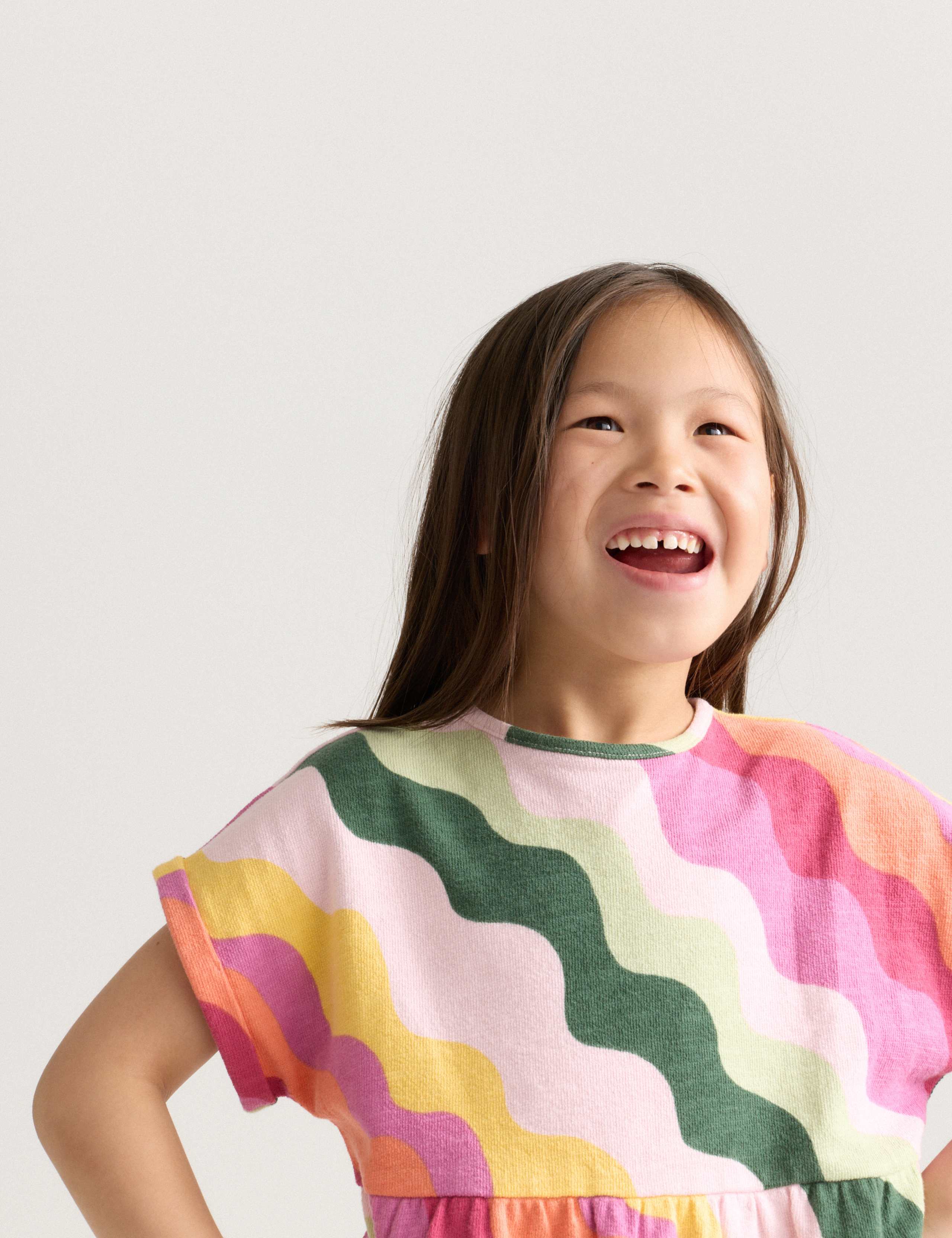 Pure Cotton Striped Dress (2-8 Yrs) 6 of 7