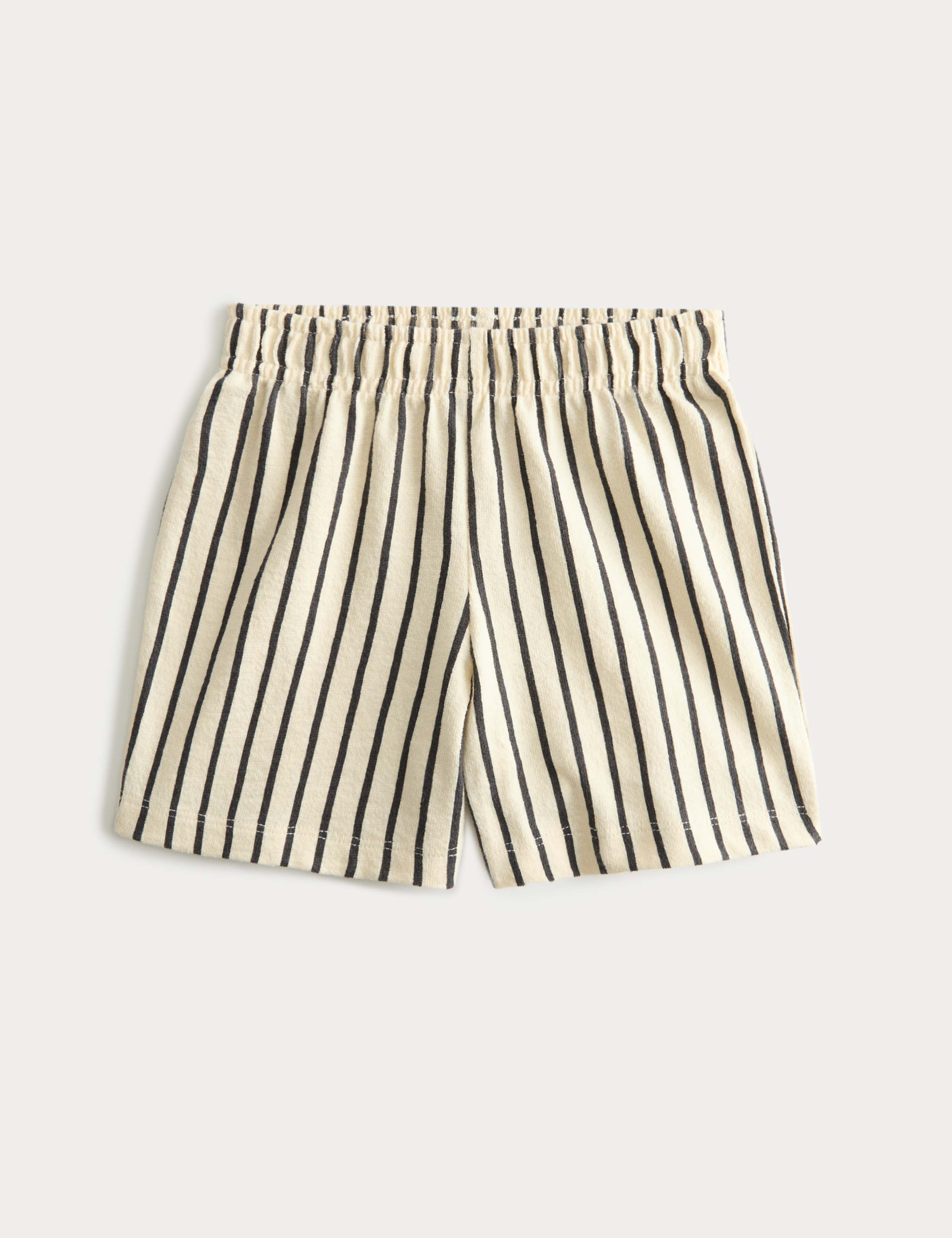 Pure Cotton Striped Runner Shorts (2-8 Yrs) 1 of 1