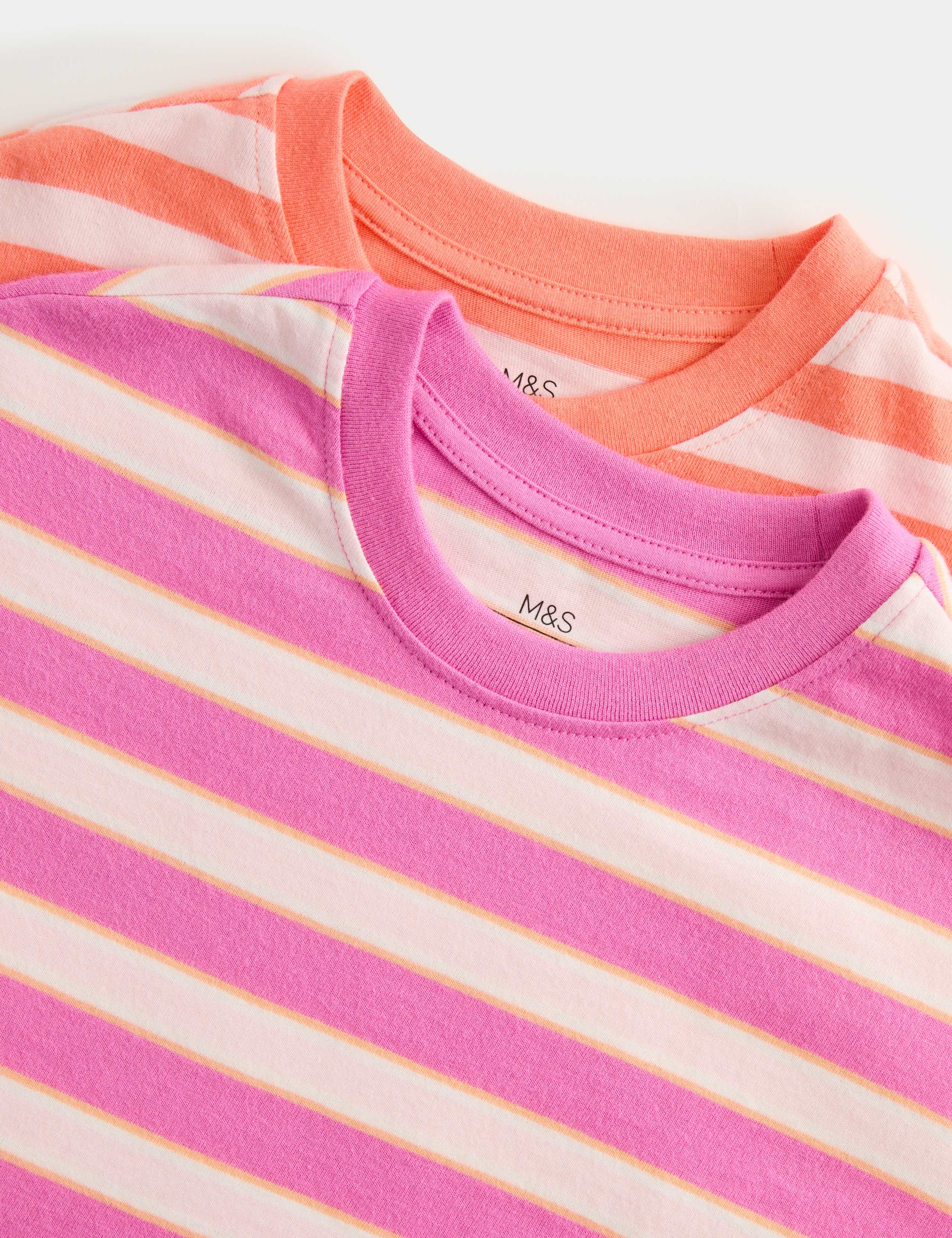 2 Pack Pure Cotton T-Shirts (2-8 Yrs) 2 of 2