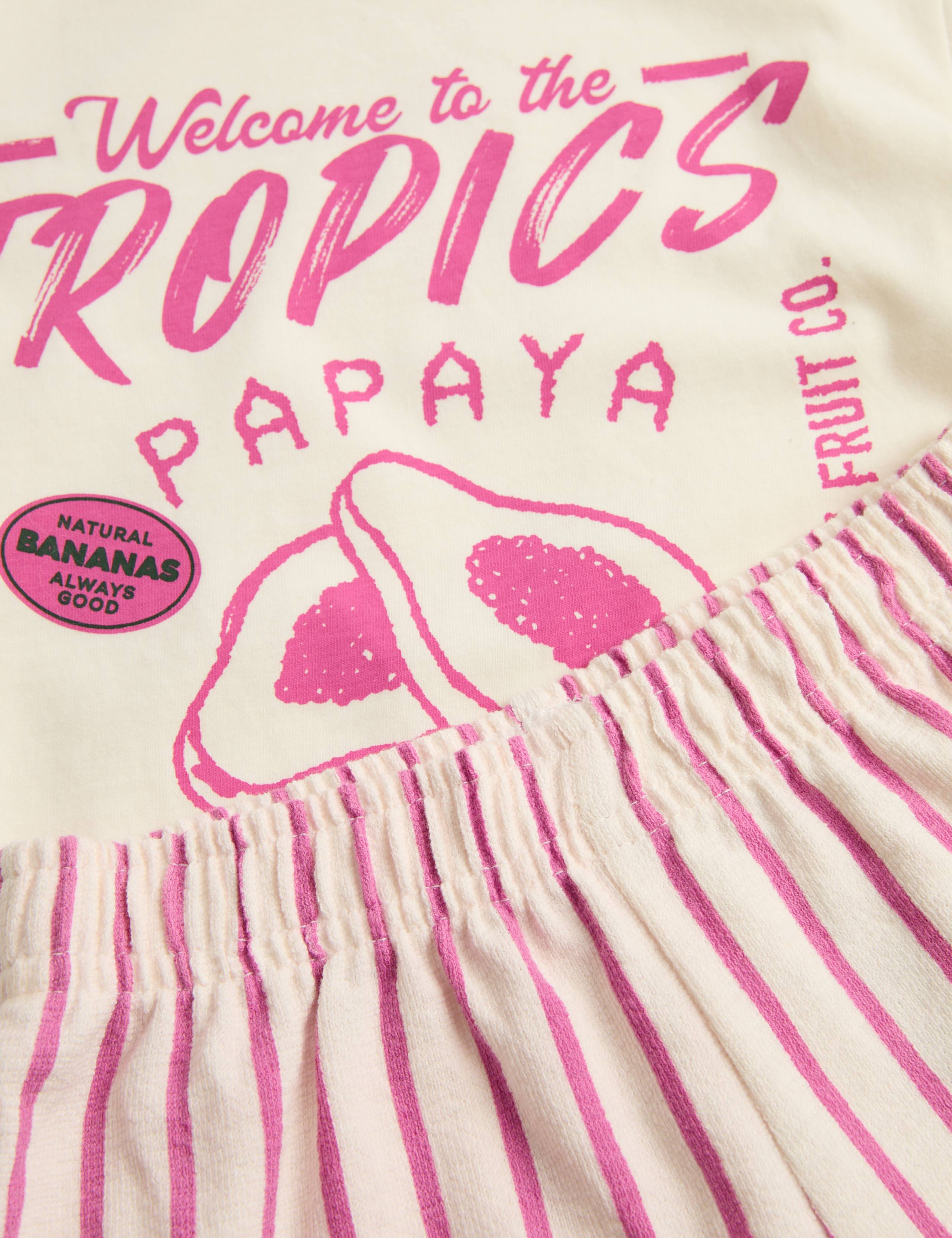 Cotton-Rich Papaya T-Shirt and Shorts (2-8 Yrs) 6 of 6