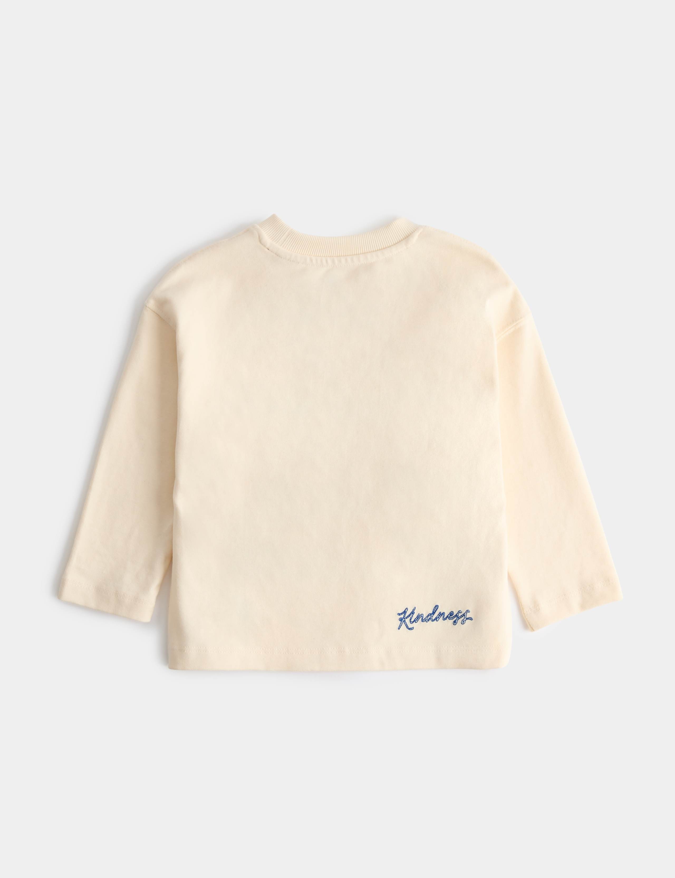 Pure Cotton Here For The Snacks Top (2-8 Yrs) 6 of 7